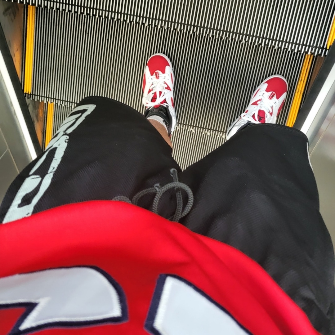 Jordan 6 Retro Carmine 2021 착용 스타일