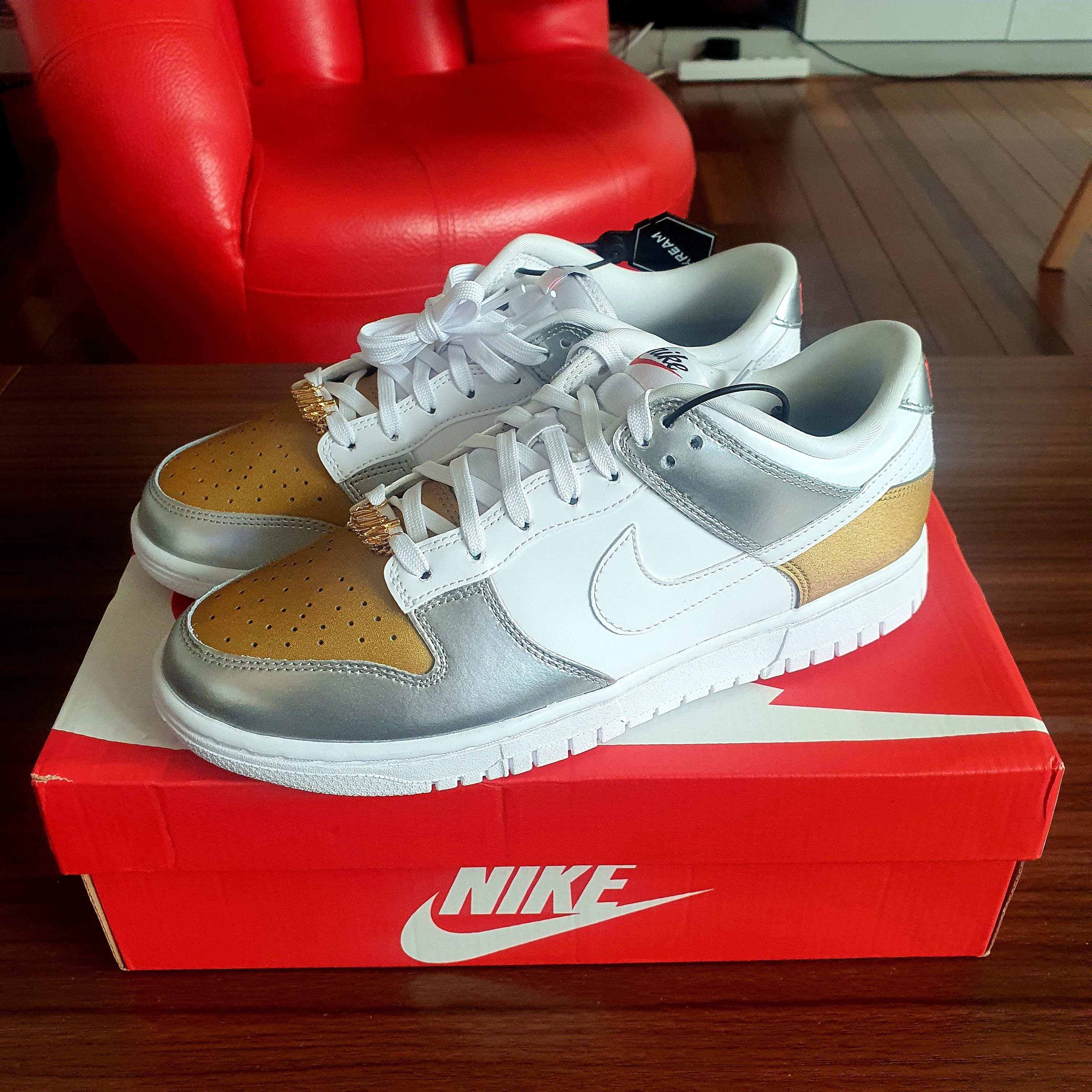 (W) Nike Dunk Low SE Heirloom 착용 스타일