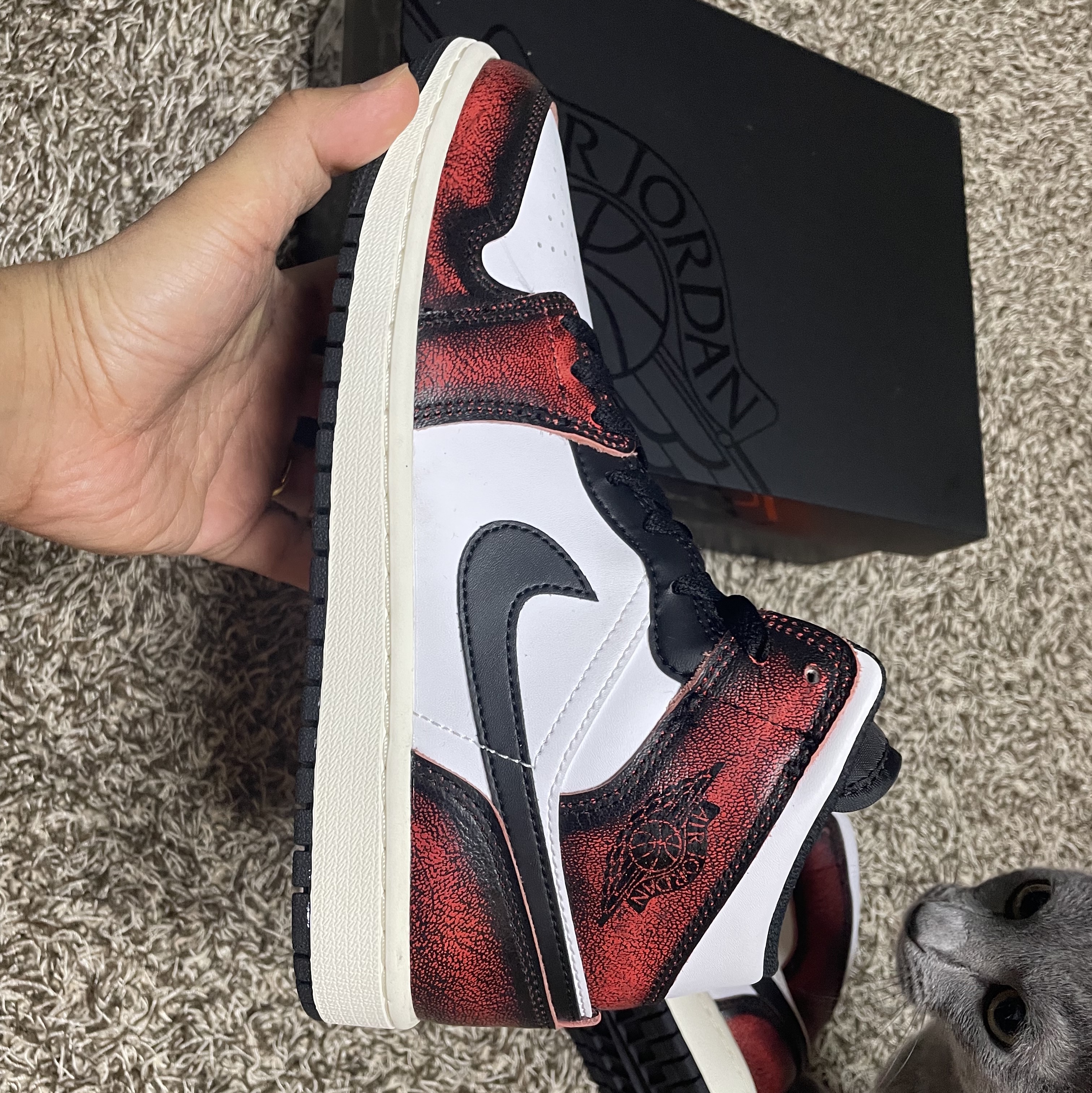 Jordan 1 Mid SE Infrared 23 착용 스타일 - 3