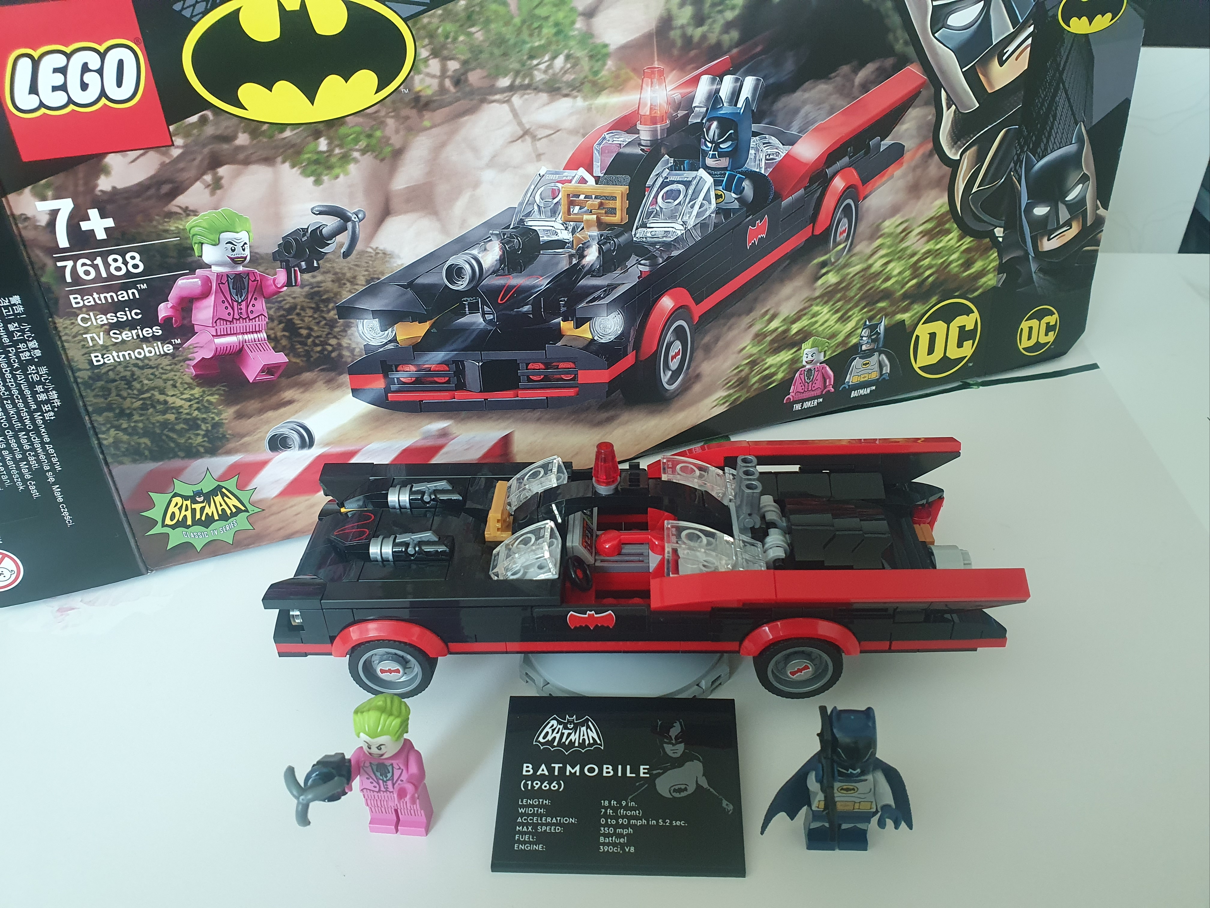Lego DC Comics Batman Classic TV Series - Batmobile 착용 스타일 - 1