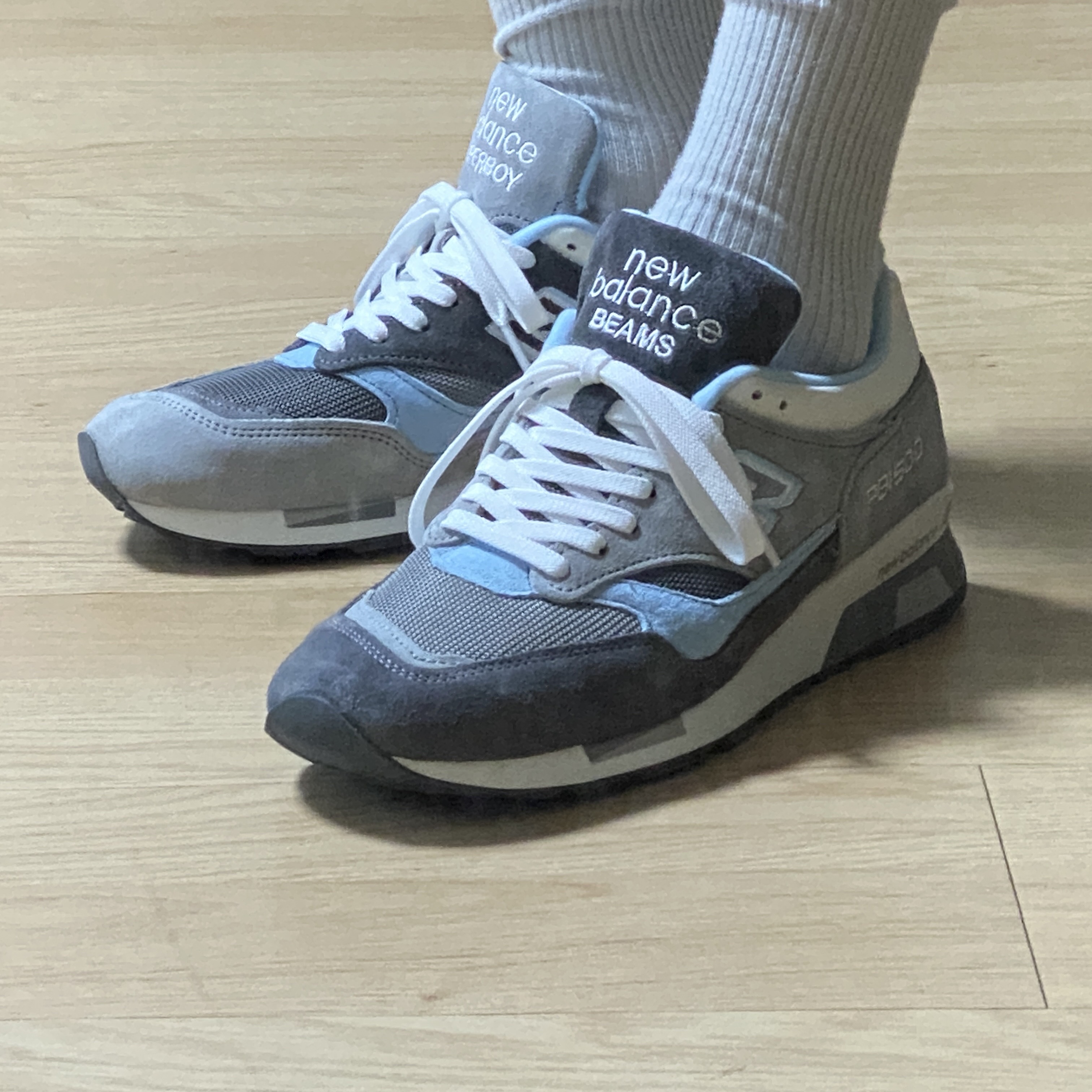 New Balance x Paperboy Paris x Beams 1500 Made in UK Ice Boy 착용 스타일 - 2