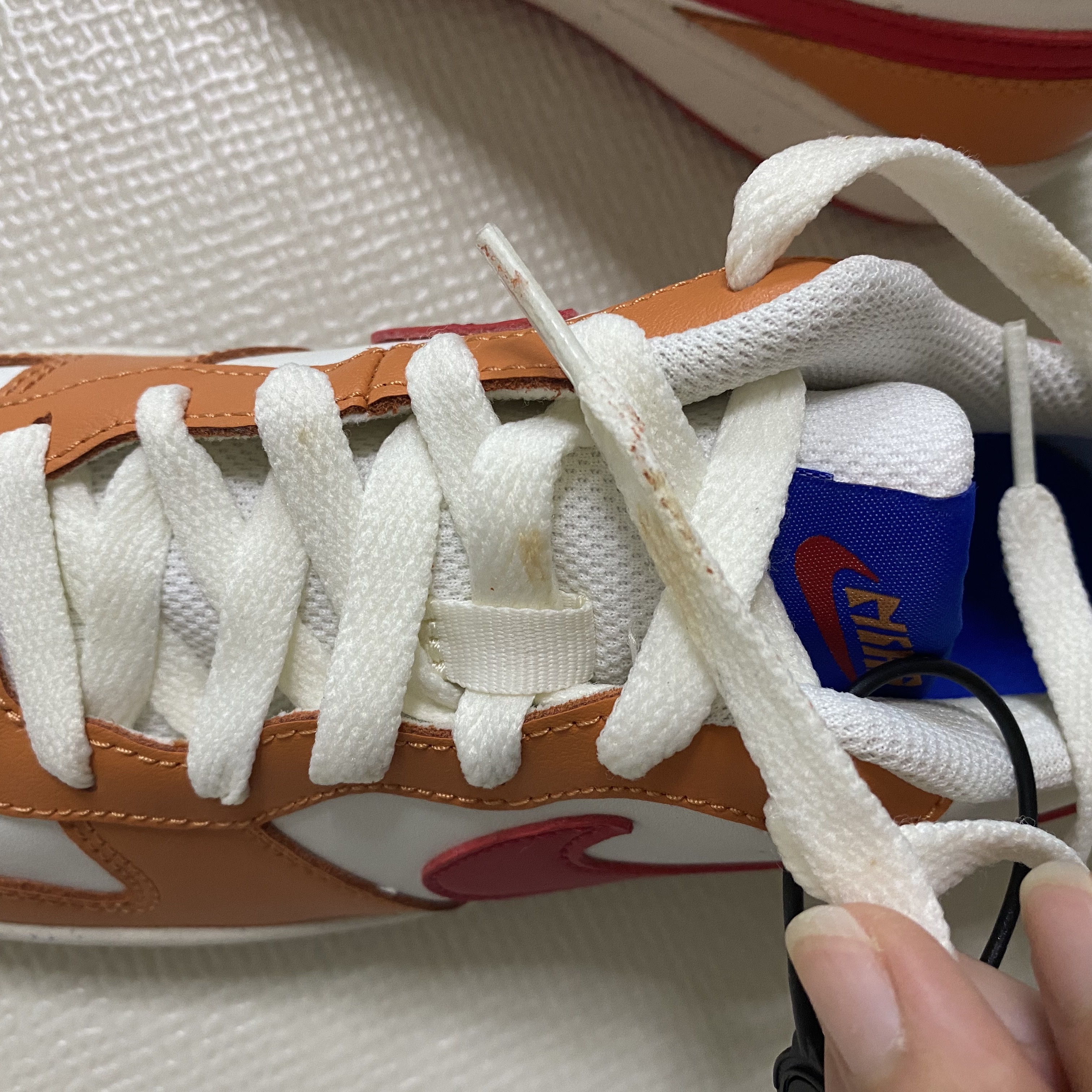(GS) Nike Court Borough 2 Hot Curry 착용 스타일 - 3