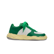 Maison Mihara Yasuhiro Wayne VL OG Sole Leather Low-top Sneakers White Green