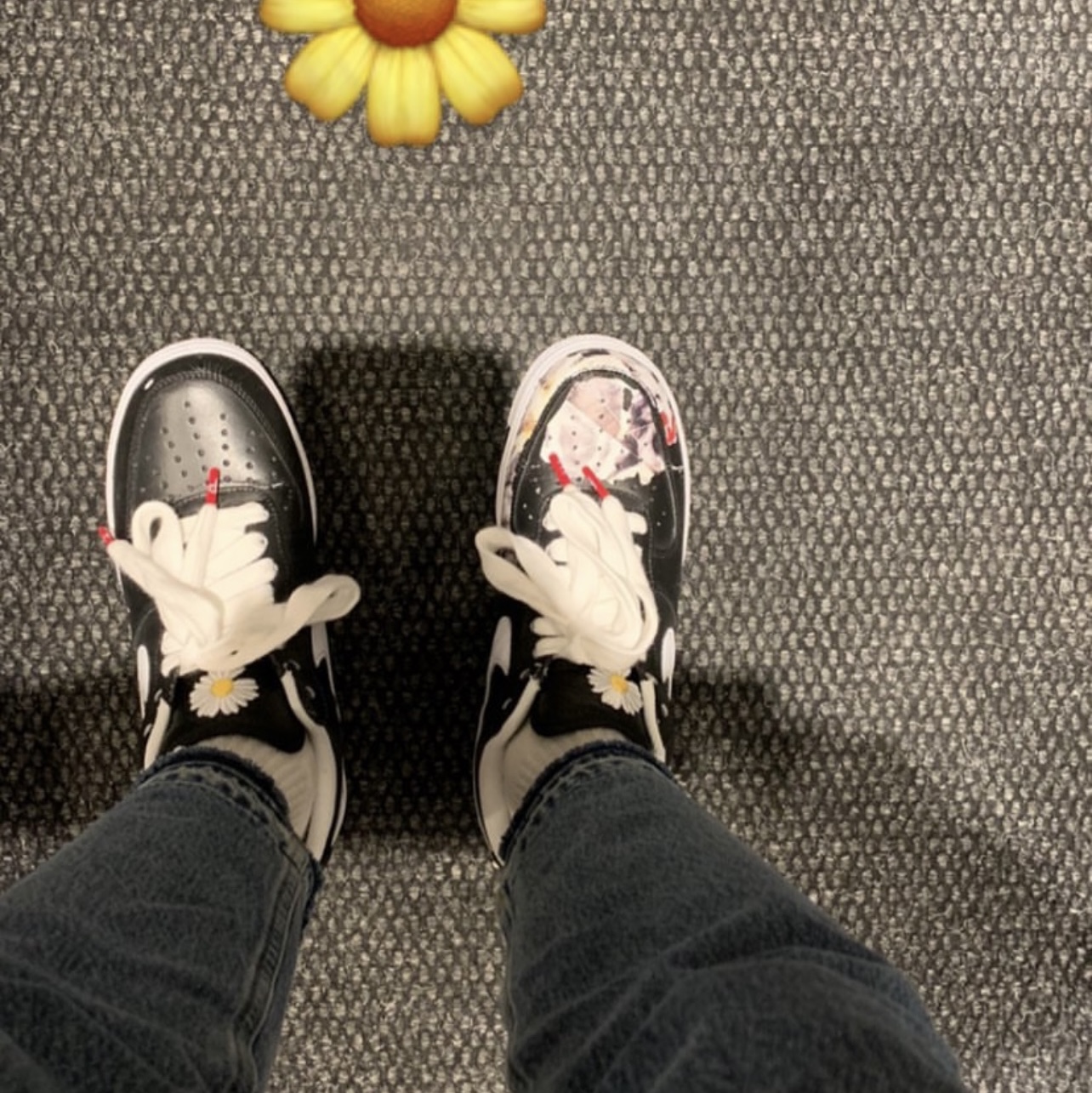 Nike x Peaceminusone Air Force 1 Low Para-Noise 착용 스타일