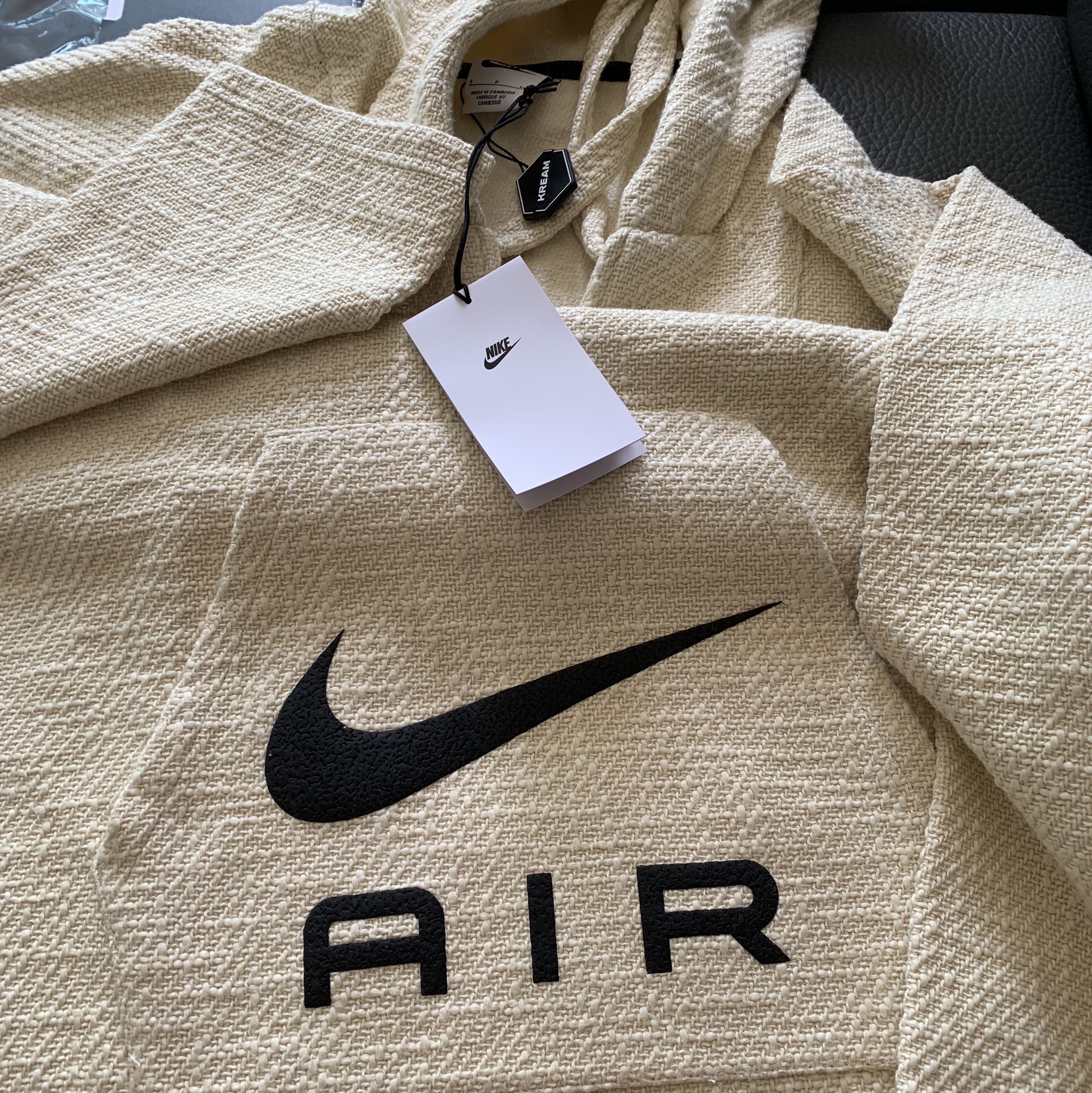 Nike x Stussy NRG Fleece Hemp Pullover Natural 착용 스타일