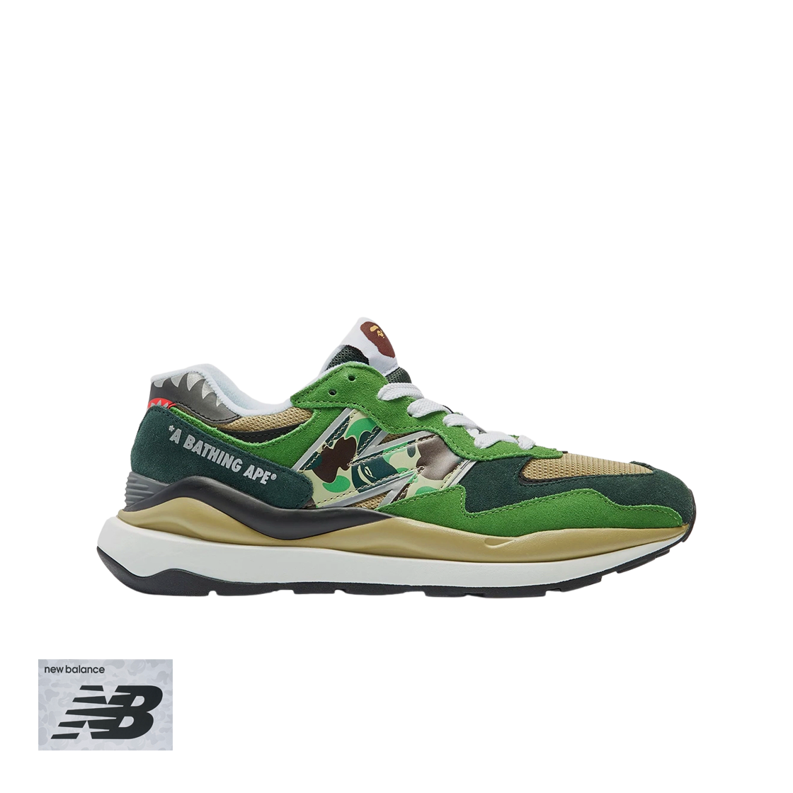 뉴발란스 x 베이프 5740 그린 (스페셜 박스)(New Balance x BAPE 5740 Green (Special Box)) - 1