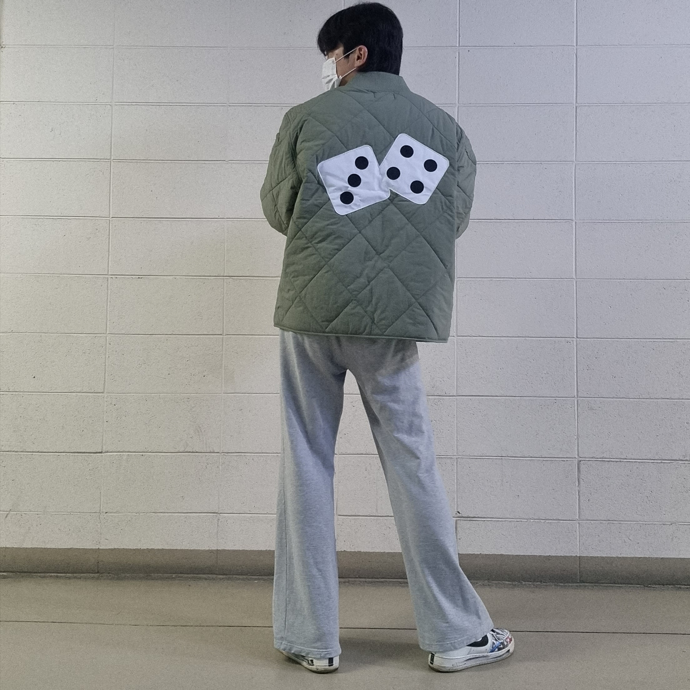 Stussy Dice Quilted Liner Jacket Olive, Nike x Peaceminusone Air Force 1 Low Para-Noise 2.0 착용 스타일