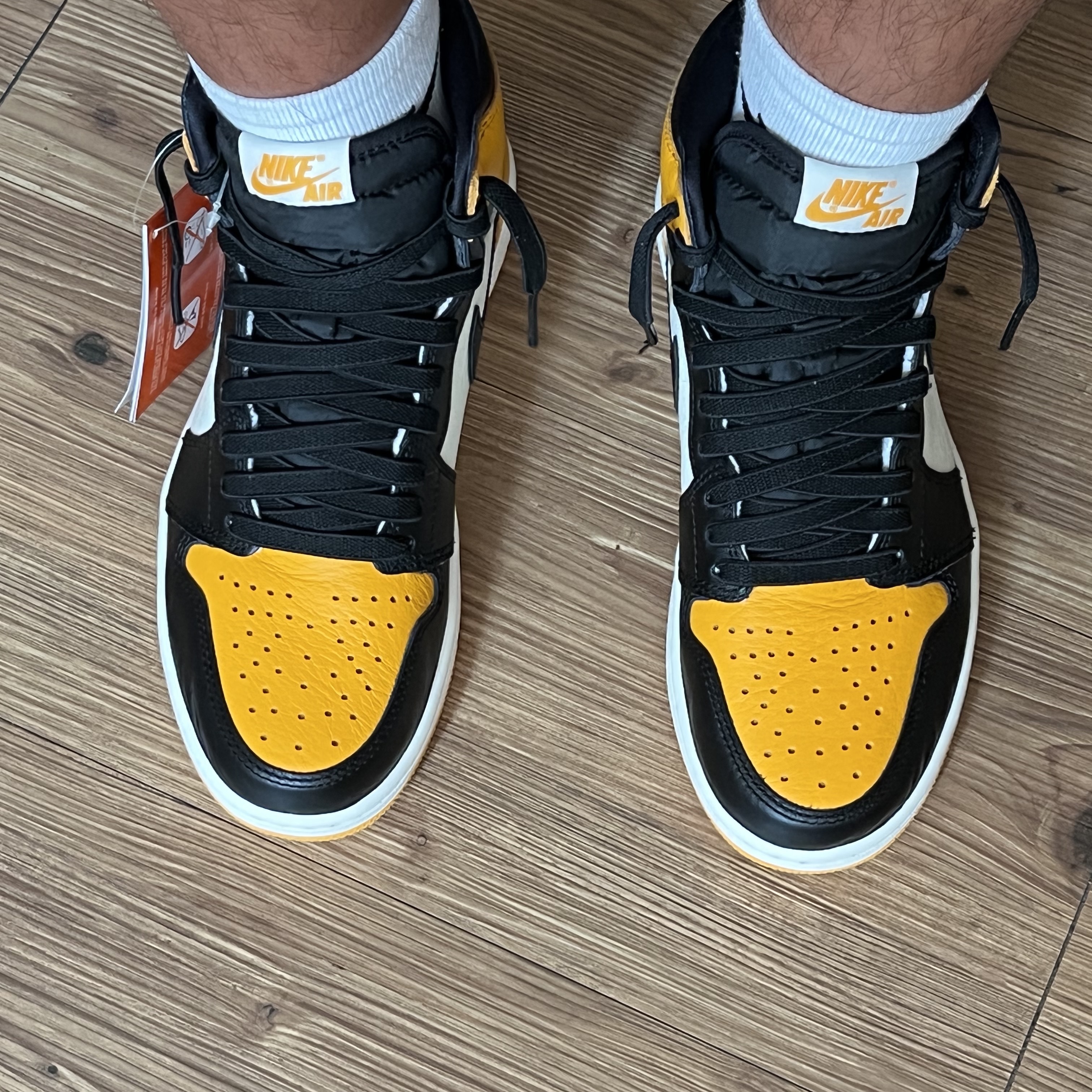 Jordan 1 Retro High OG Taxi 착용 스타일 - 2
