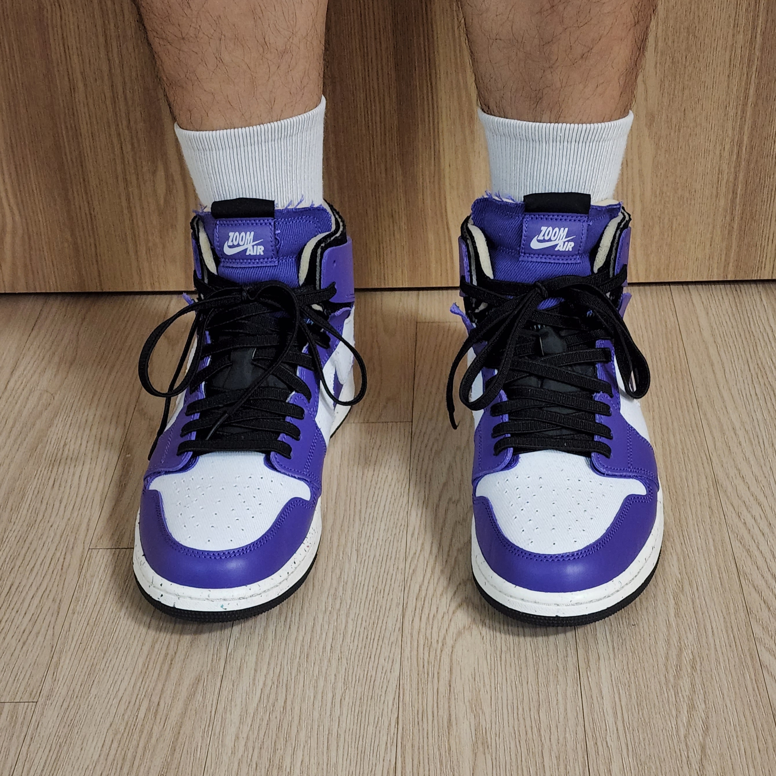 Jordan 1 Zoom Air CMFT Dark Iris 착용 스타일 - 1