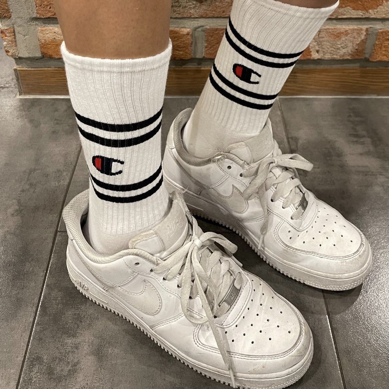 Nike Air Force 1 '07 Low White 착용 스타일