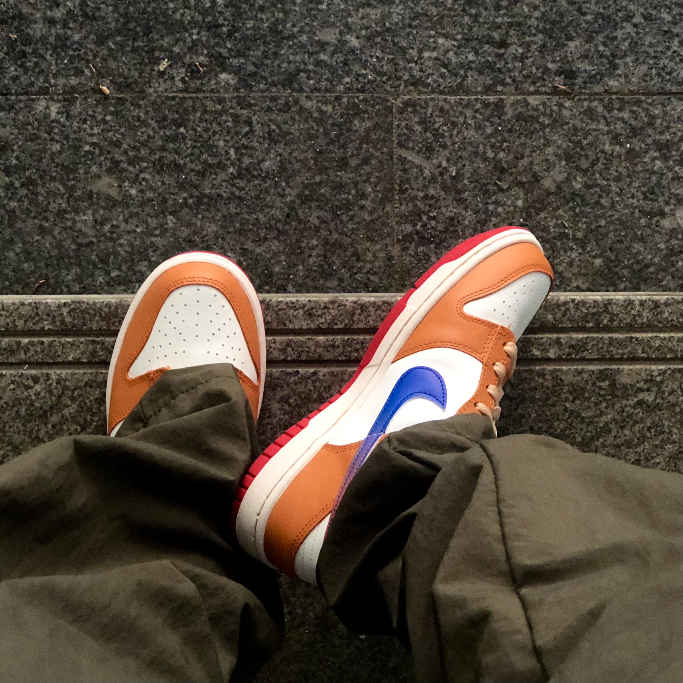(GS) Nike Dunk Low Hot Curry and Game Royal 착용 스타일