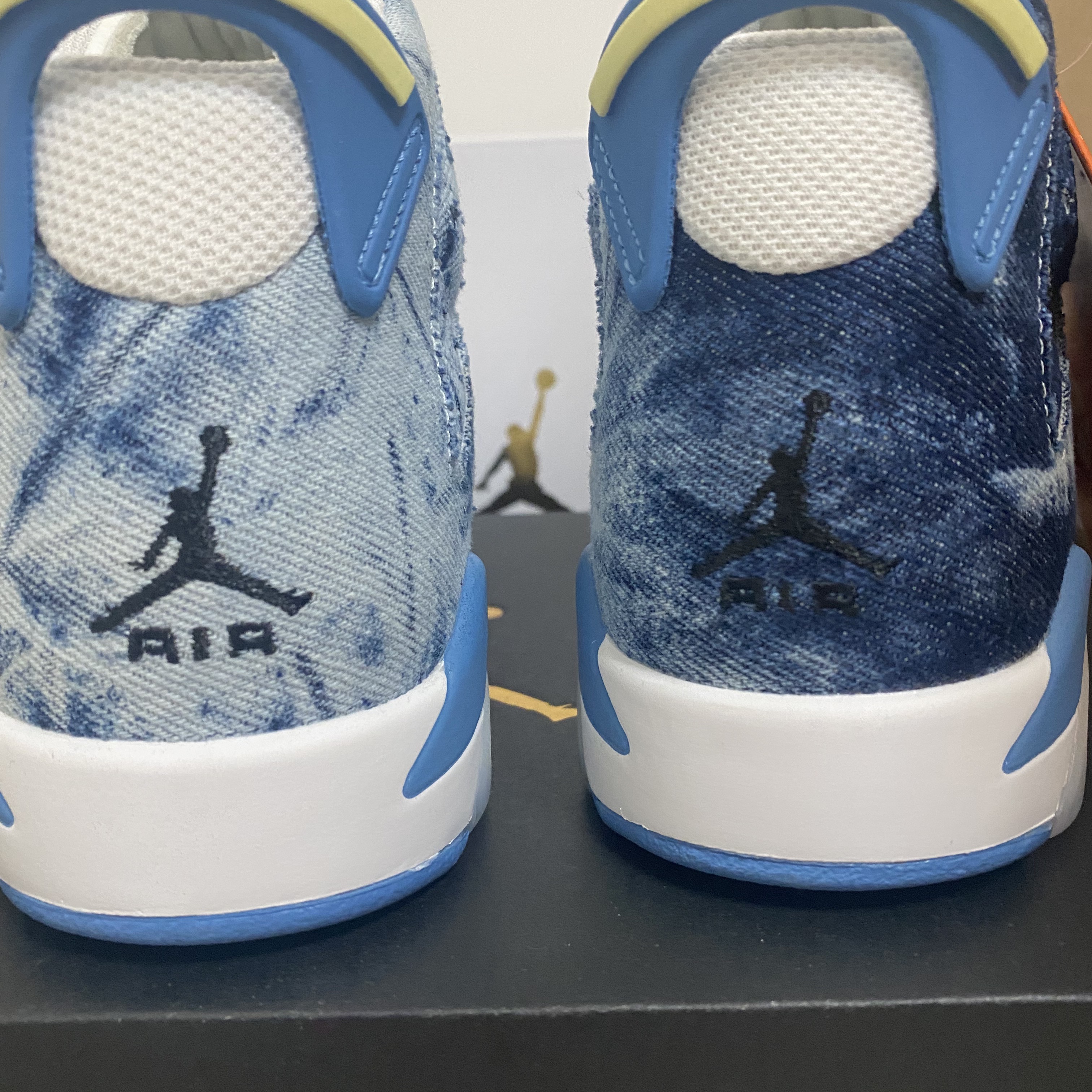 (GS) Jordan 6 Retro Washed Denim 착용 스타일 - 2