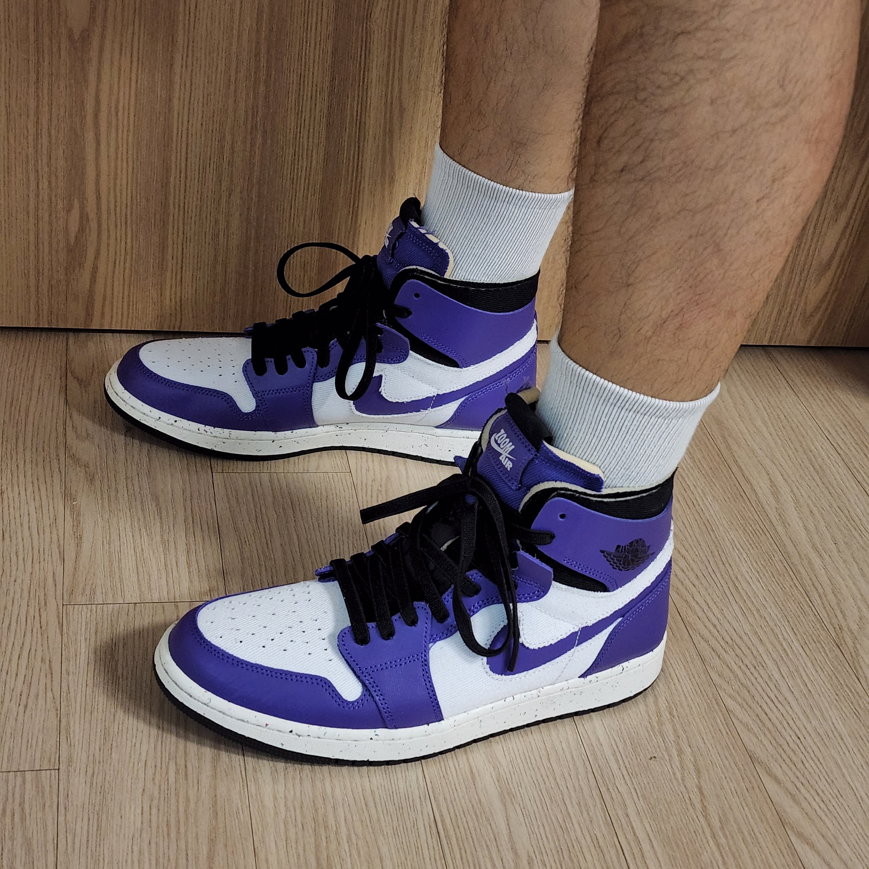 Jordan 1 Zoom Air CMFT Dark Iris 착용 스타일 - 2