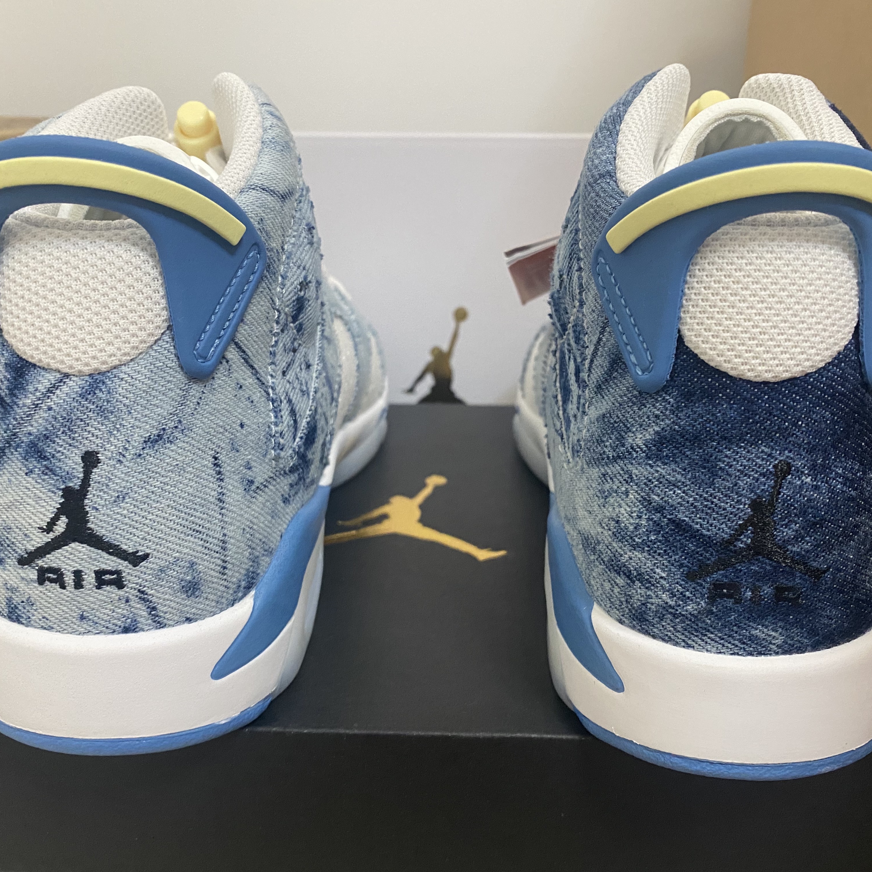 (GS) Jordan 6 Retro Washed Denim 착용 스타일 - 4