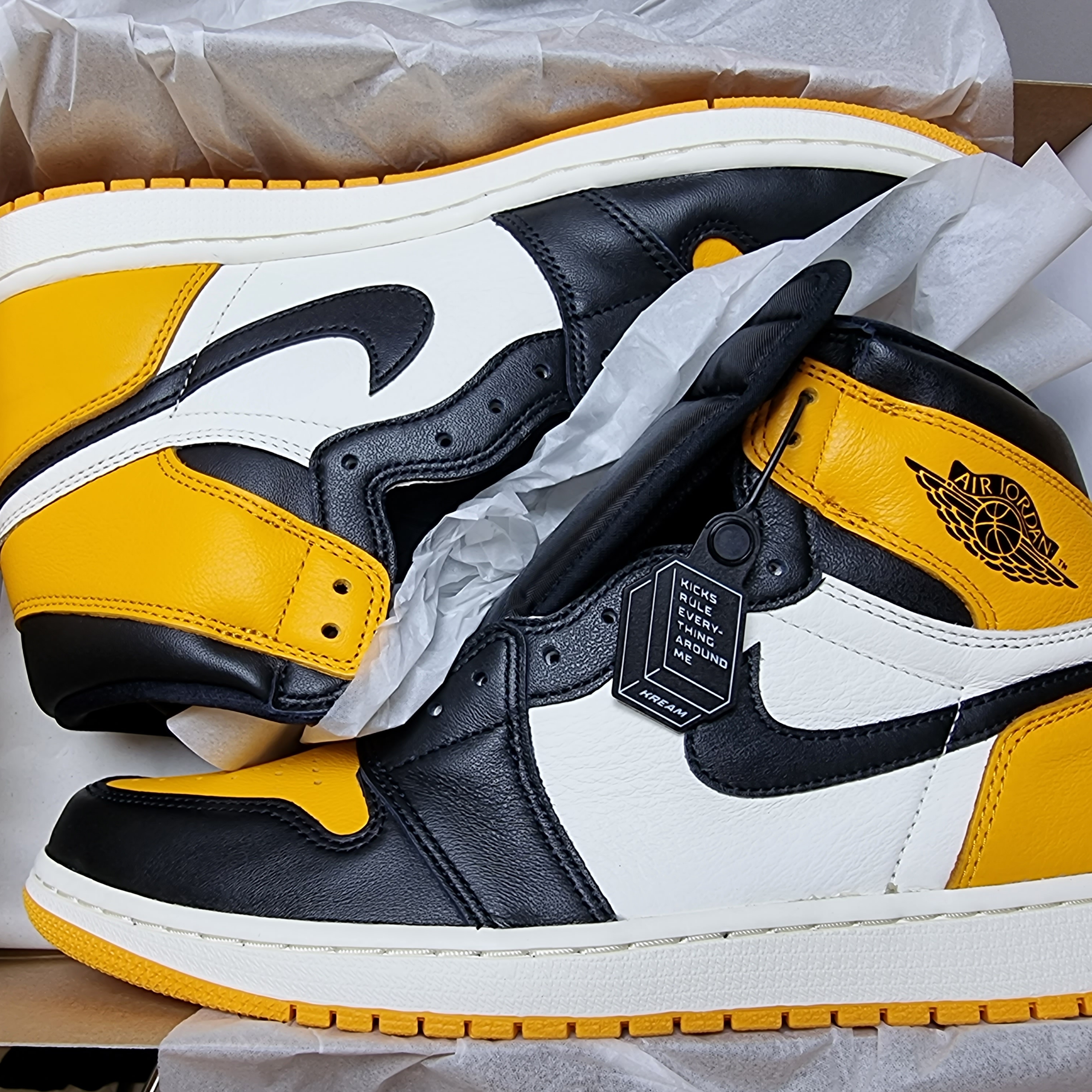 Jordan 1 Retro High OG Taxi 착용 스타일 - 2