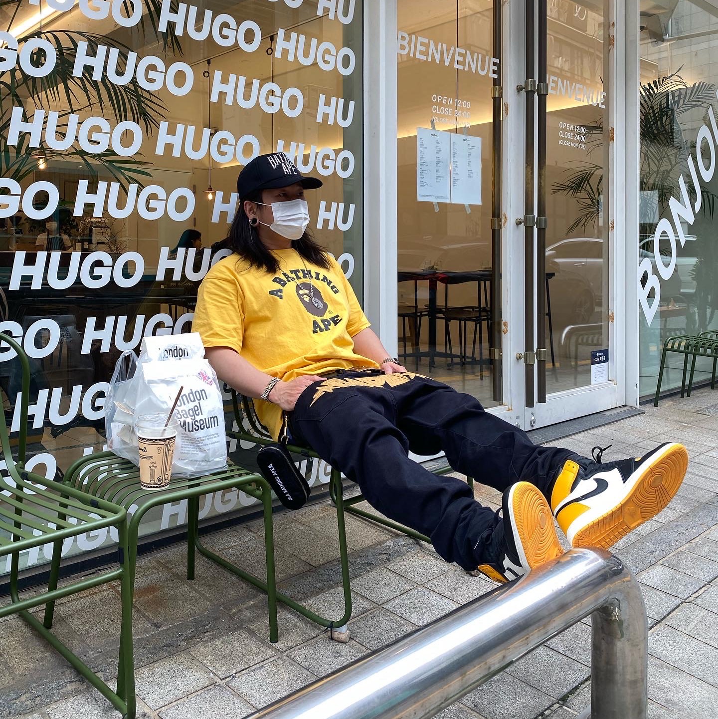 Jordan 1 Retro High OG Taxi 착용 스타일