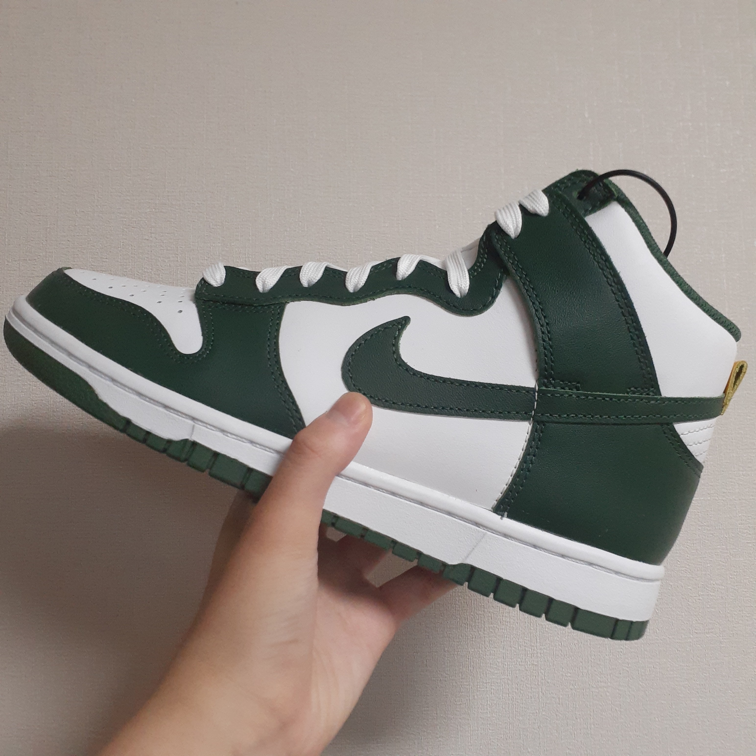 Nike Dunk High Retro Noble Green 착용 스타일