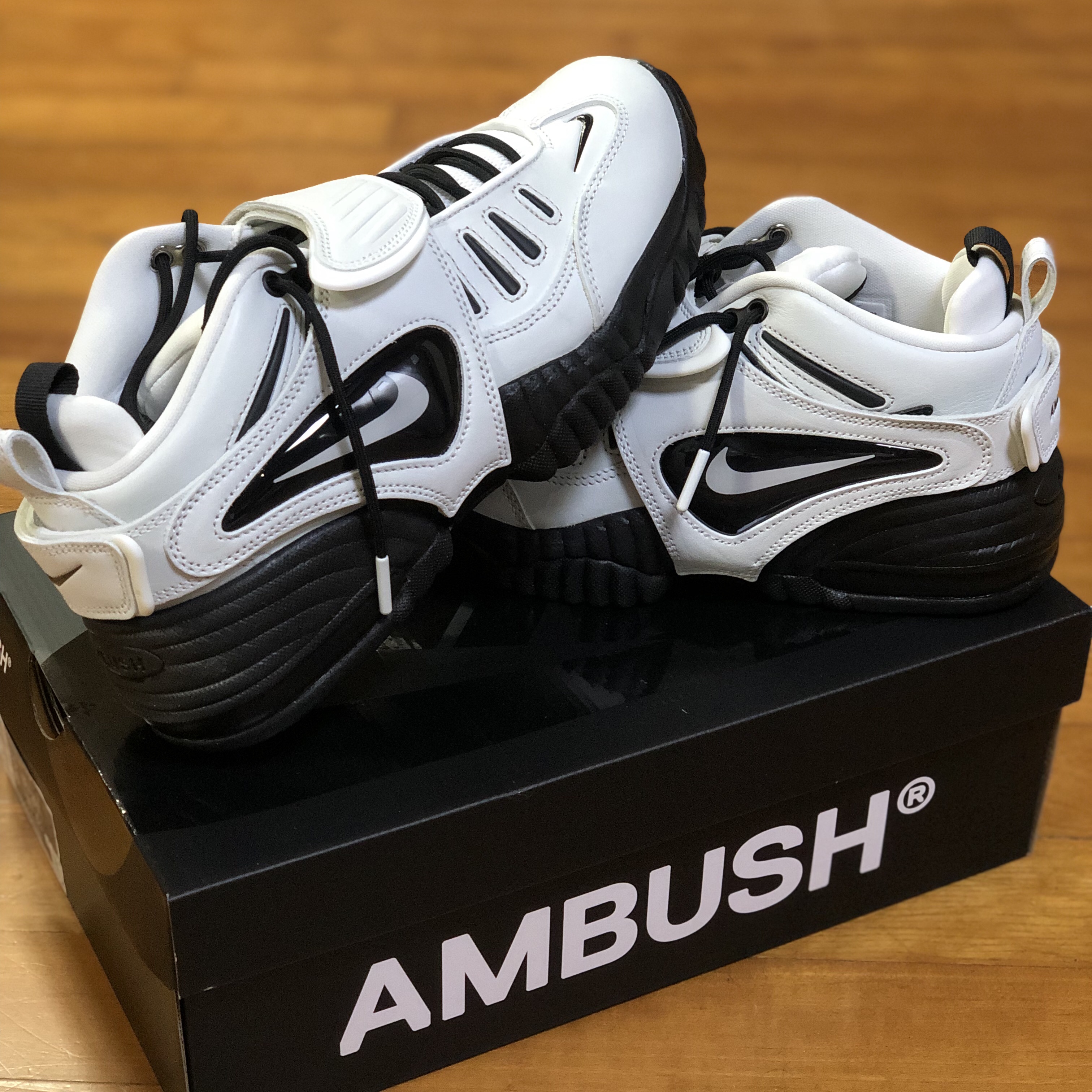 Nike x Ambush Air Adjust Force SP Summit White and Black 착용 스타일