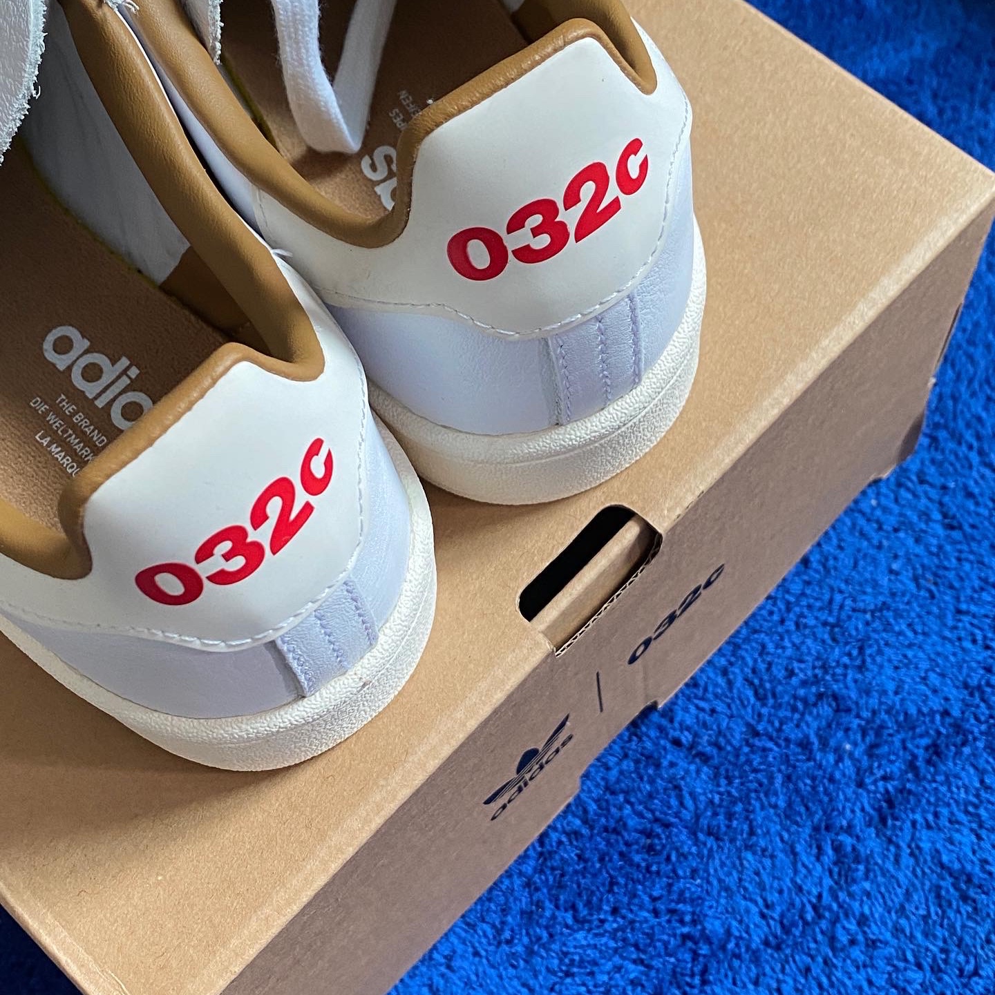 Adidas x 032c Campus Prince Albert White 착용 스타일 - 2