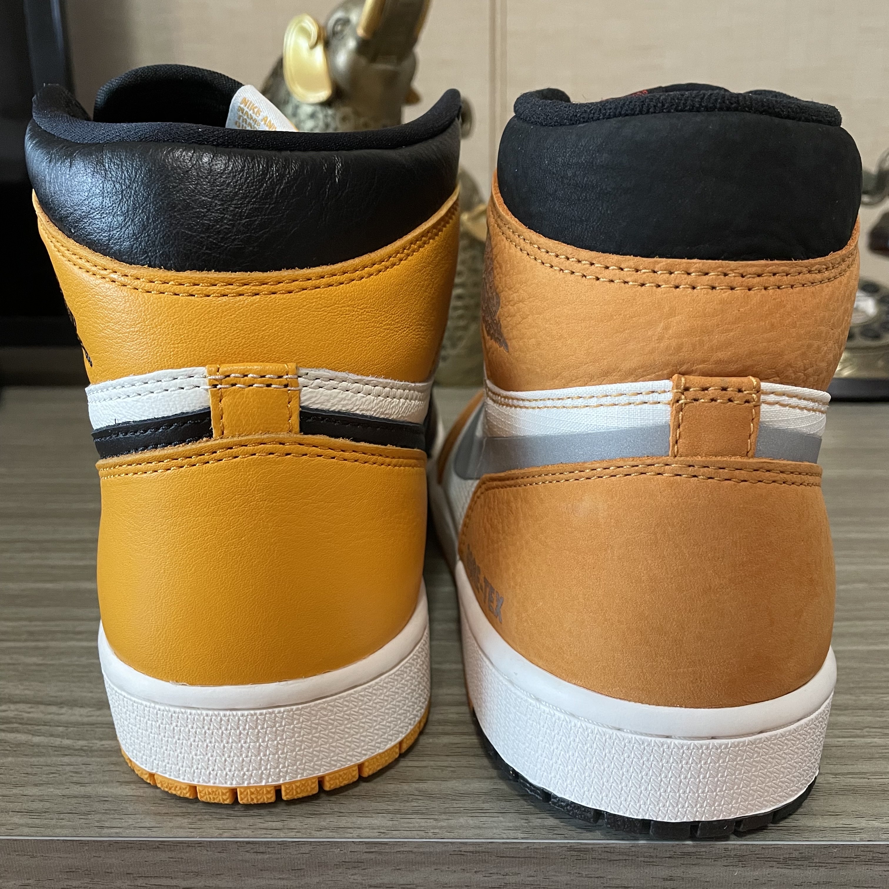 Jordan 1 Retro High OG Taxi, Jordan 1 Element Gore-Tex Light Curry 착용 스타일 - 2