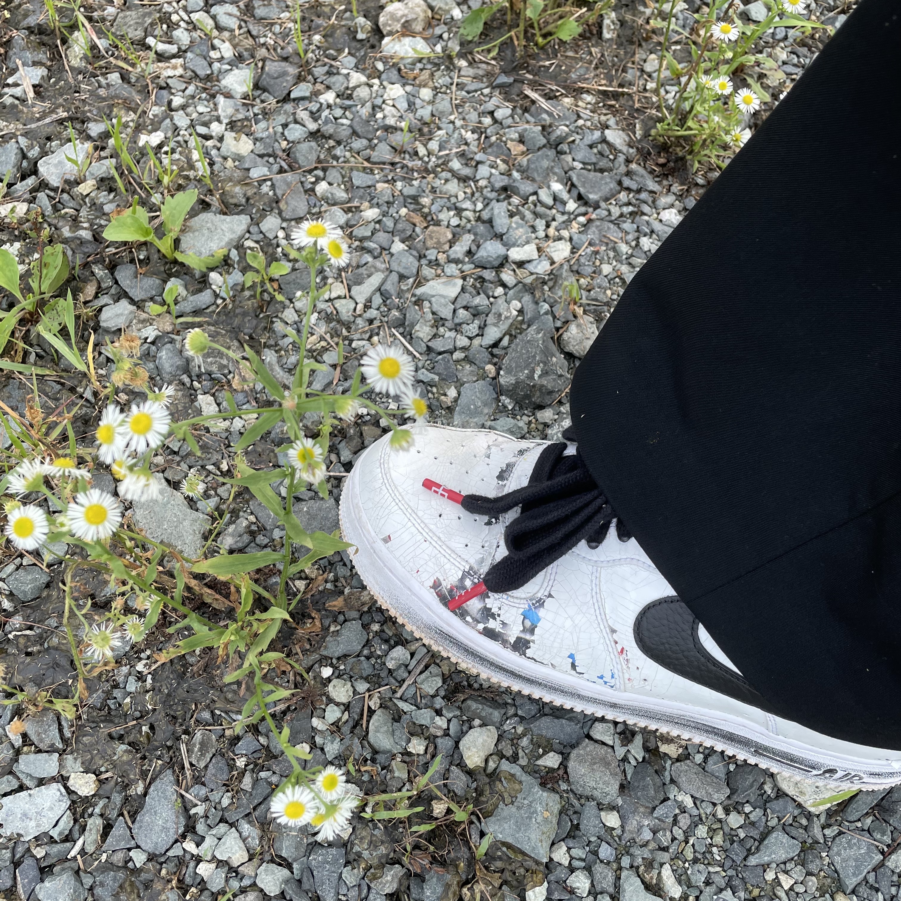 Nike x Peaceminusone Air Force 1 Low Para-Noise 2.0 착용 스타일