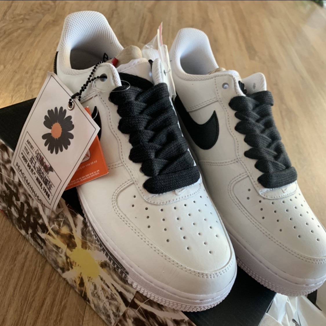 Nike x Peaceminusone Air Force 1 Low Para-Noise 2.0 착용 스타일