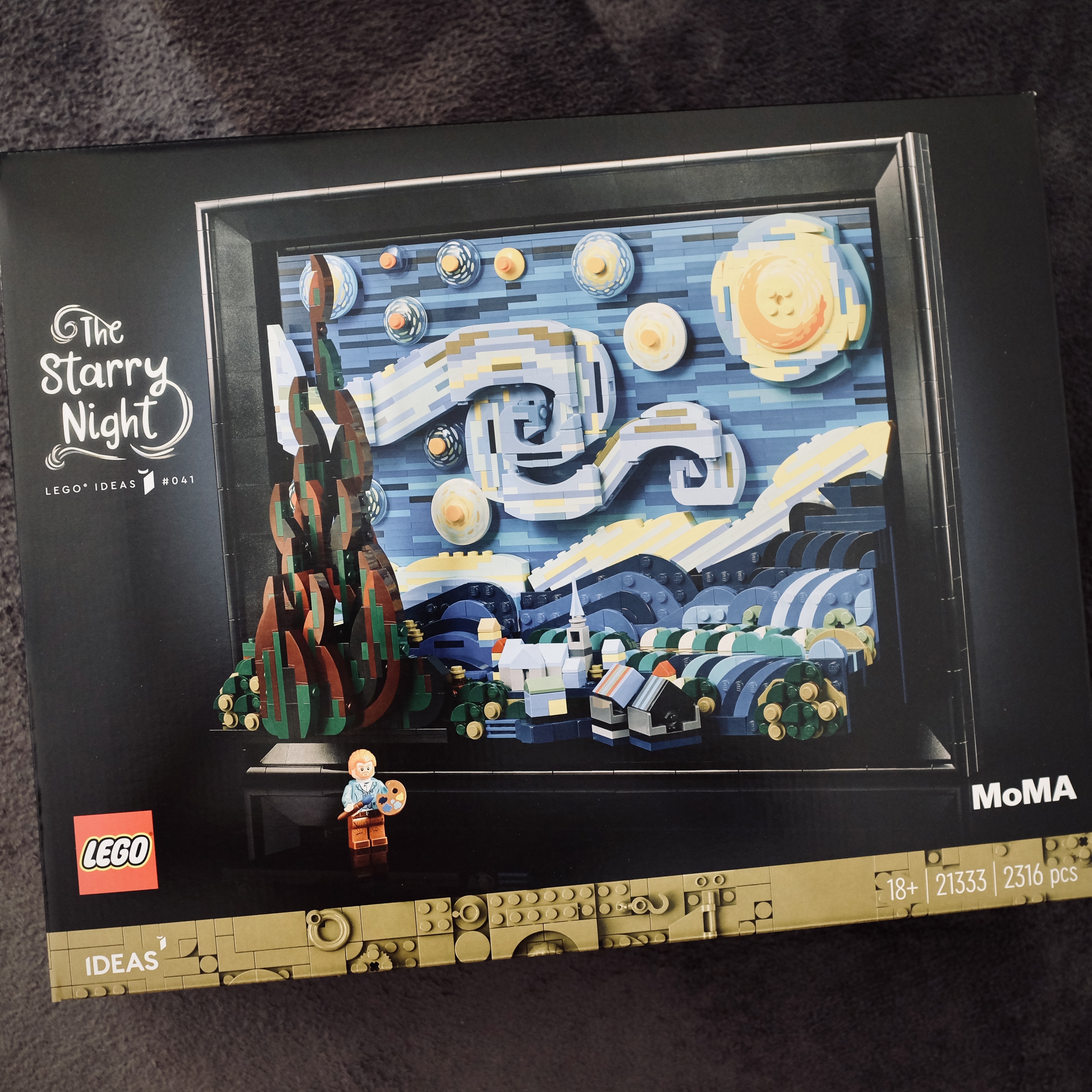 Lego Vincent Van Gogh The Starry Night 착용 스타일