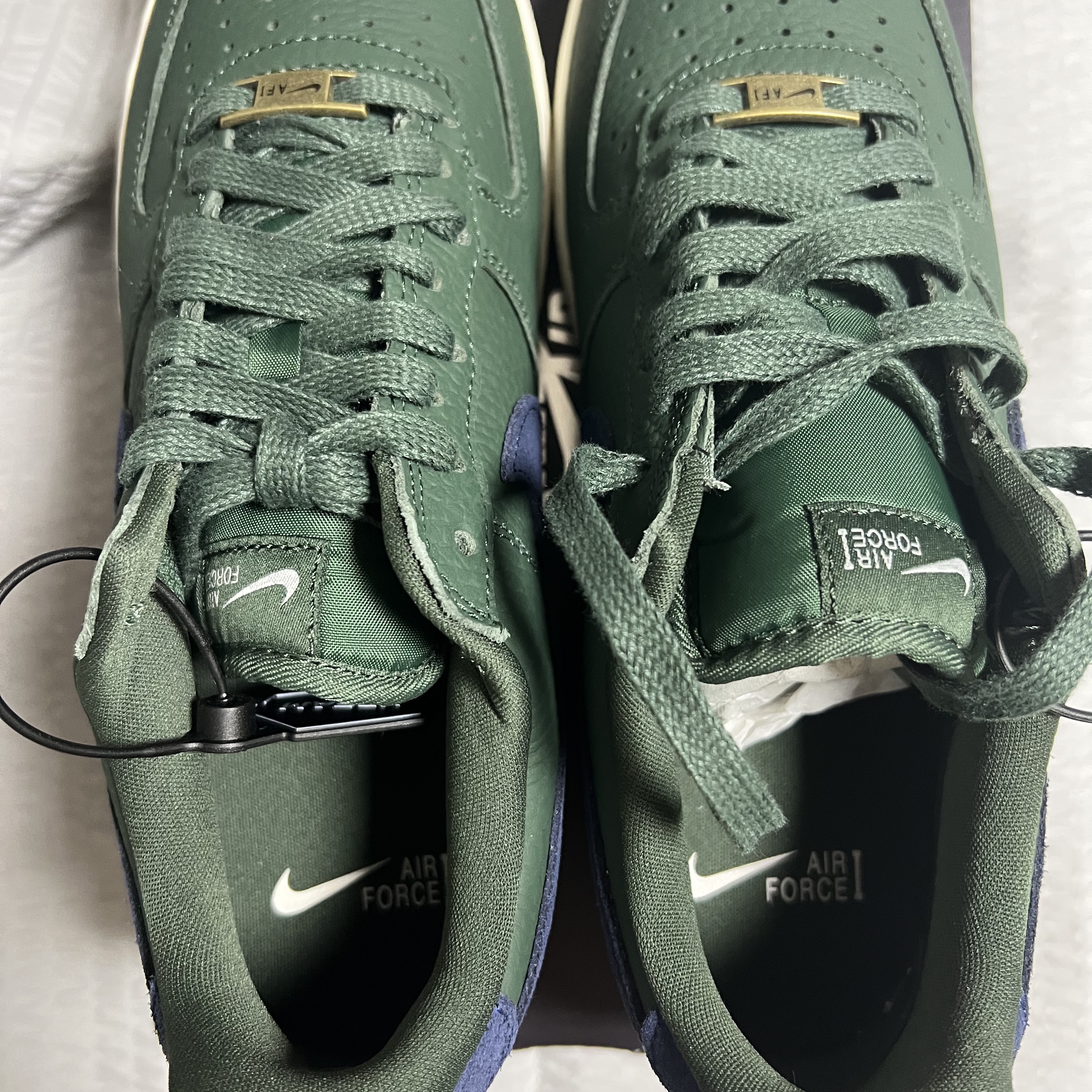 Nike Air Force 1 '07 Craft Galantic Jade 착용 스타일 - 1