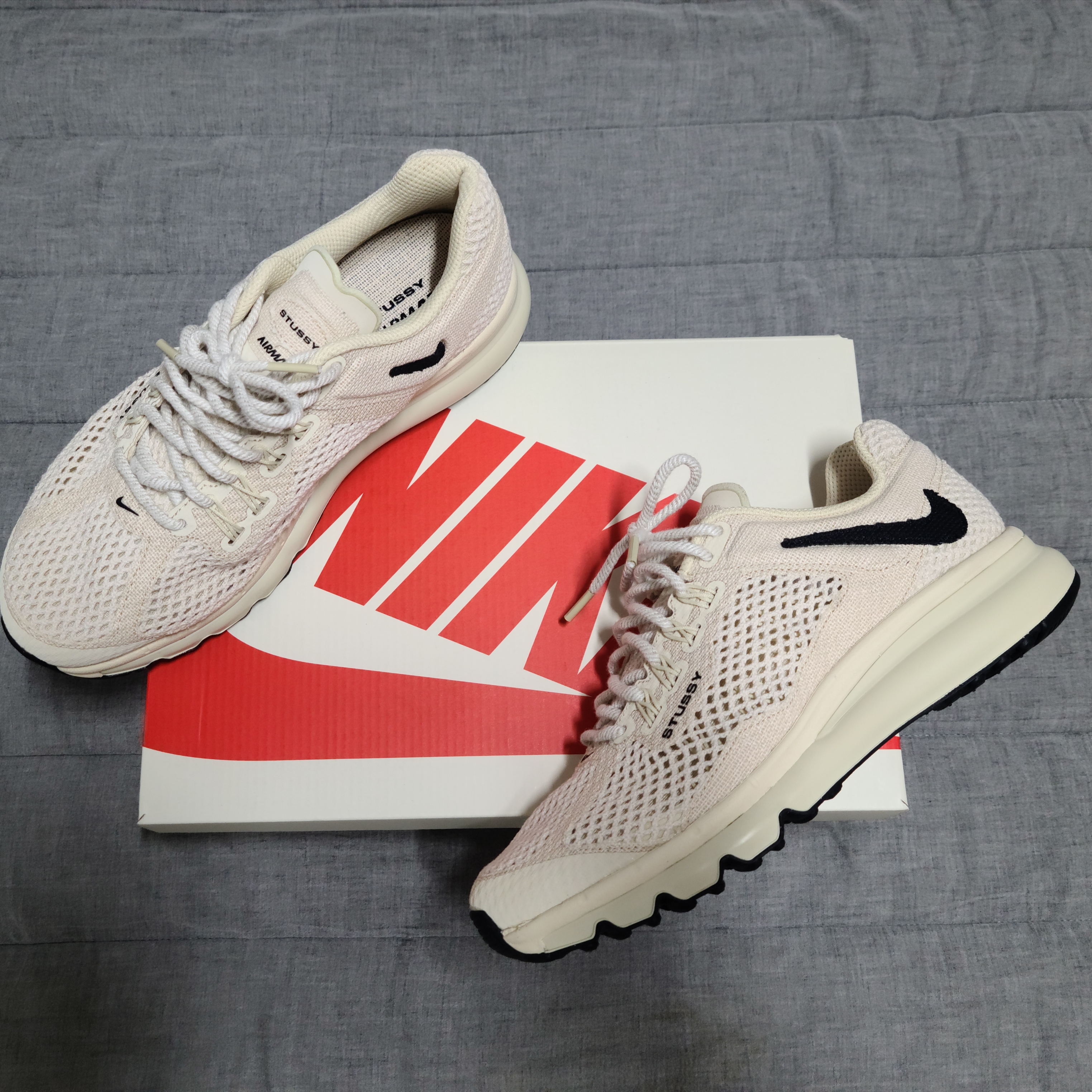 Nike x Stussy Air Max 2013 Fossil 착용 스타일