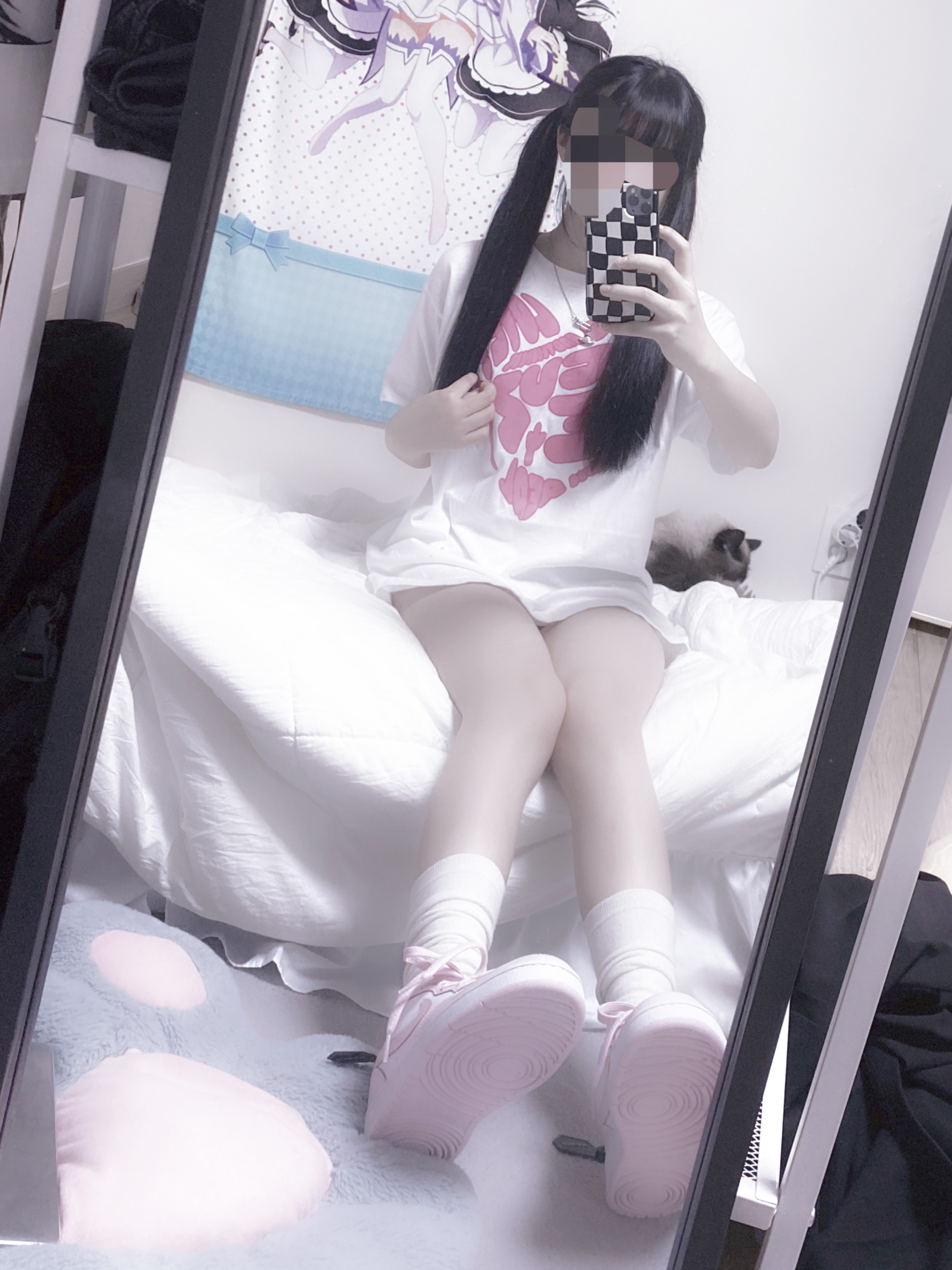 (GS) Nike Court Borough 2 SE White Pink Foam 착용 스타일