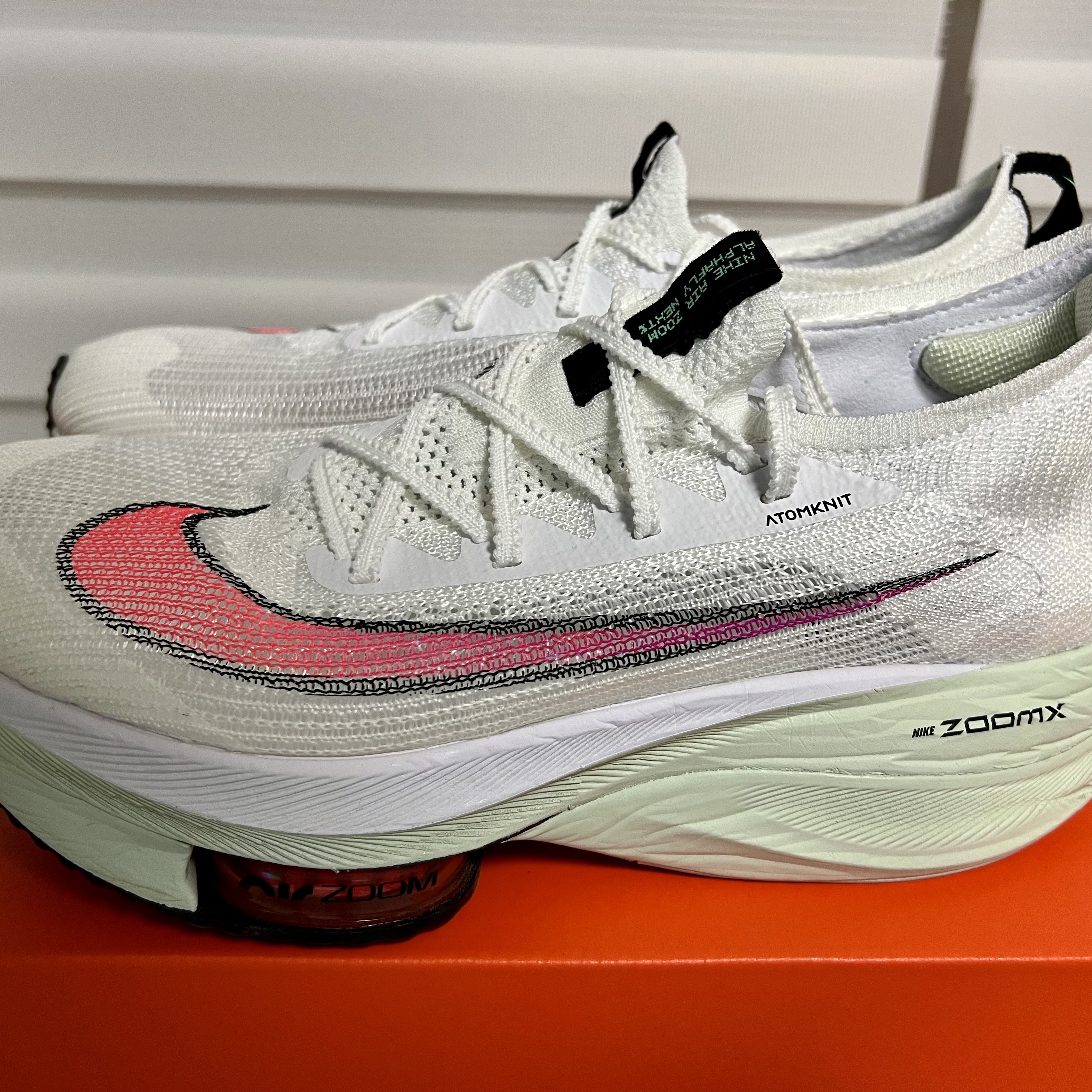 Nike Air Zoom Alphafly Next% Watermelon 착용 스타일 - 2
