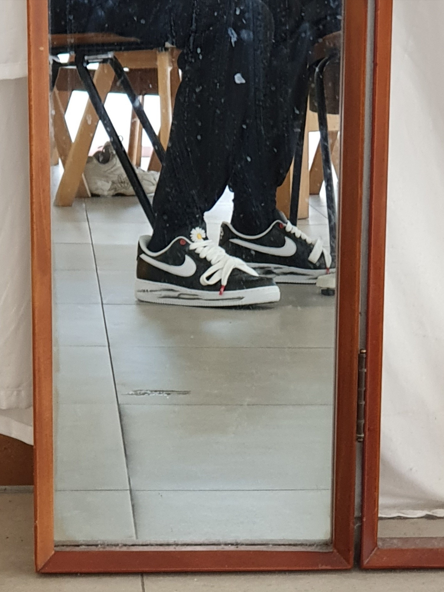 Nike x Peaceminusone Air Force 1 Low Para-Noise 착용 스타일