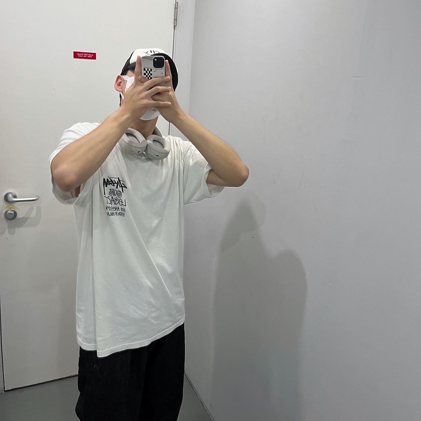 Stussy x Our Legacy Surfman T-Shirt White - 21SS 착용 스타일