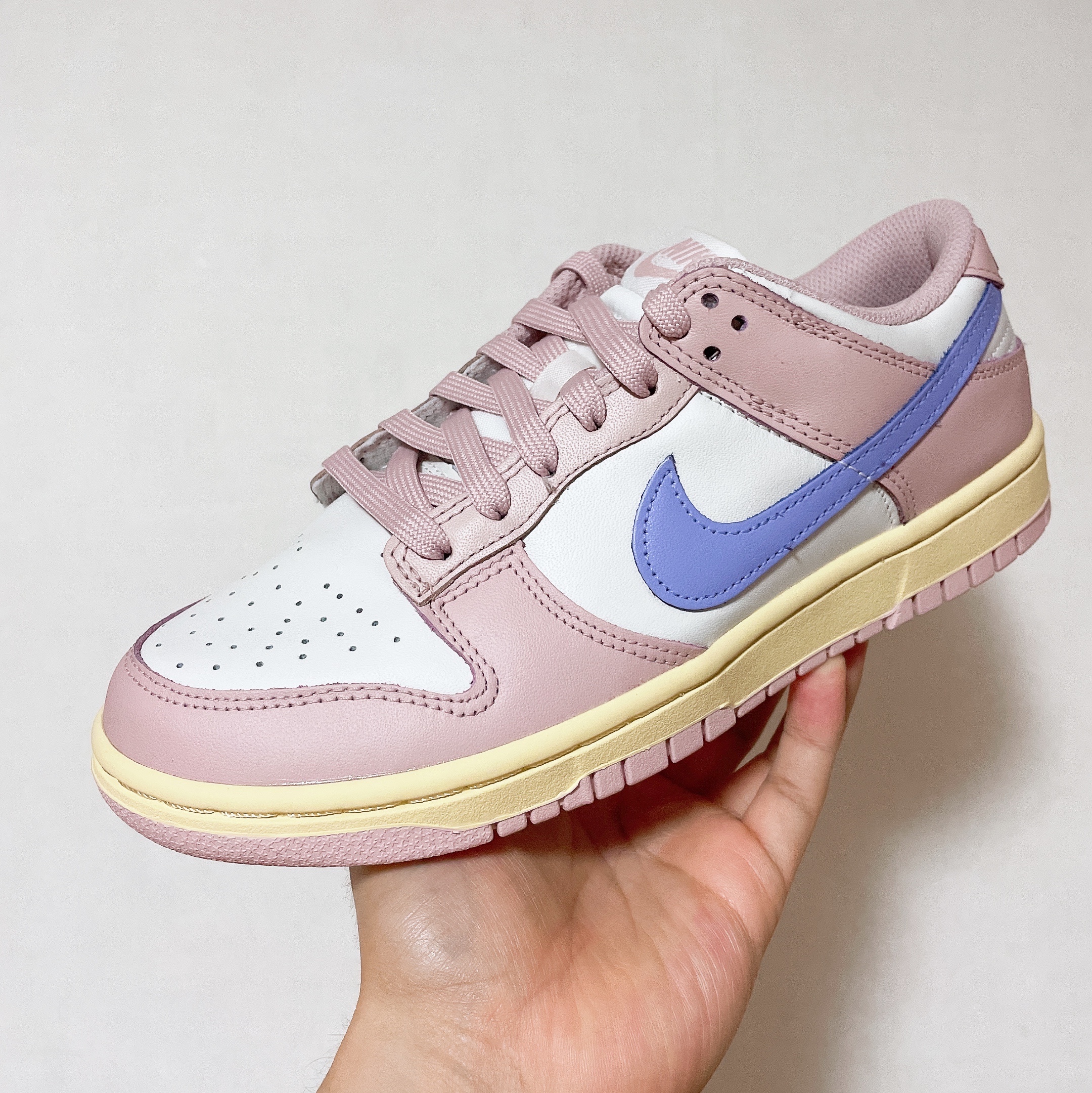 (W) Nike Dunk Low Pink Oxford 착용 스타일