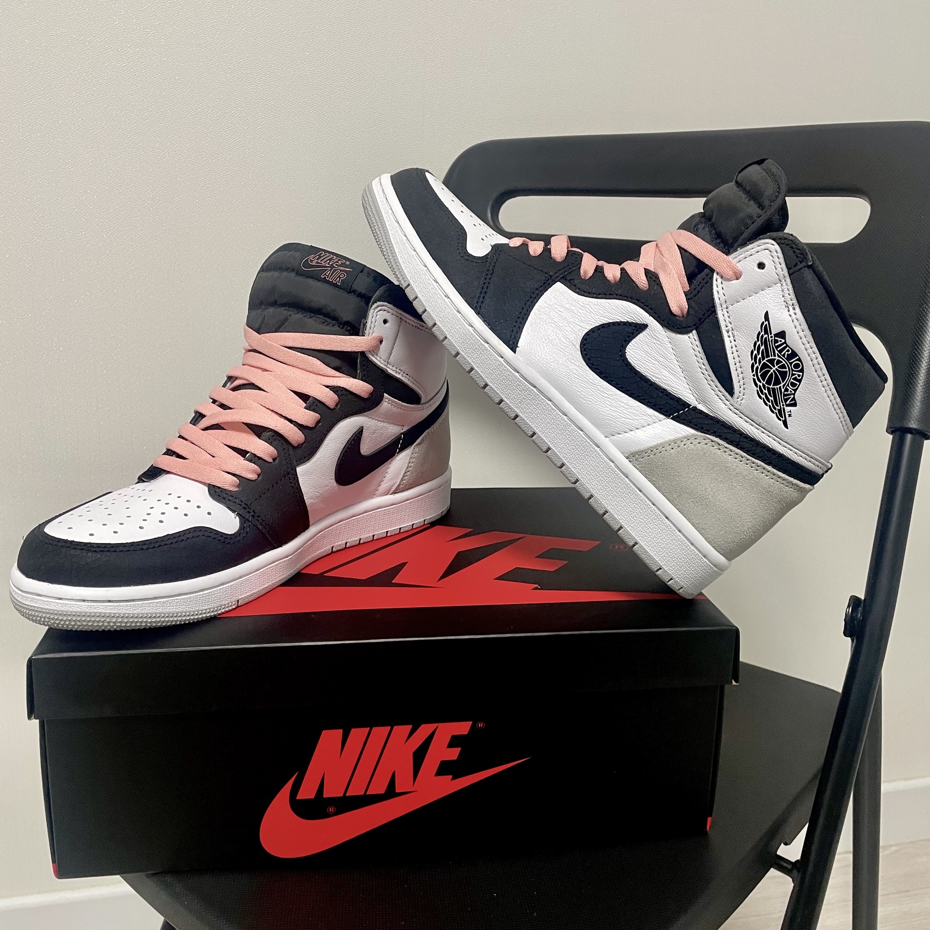 Jordan 1 Retro High OG Bleached Coral 착용 스타일 - 2
