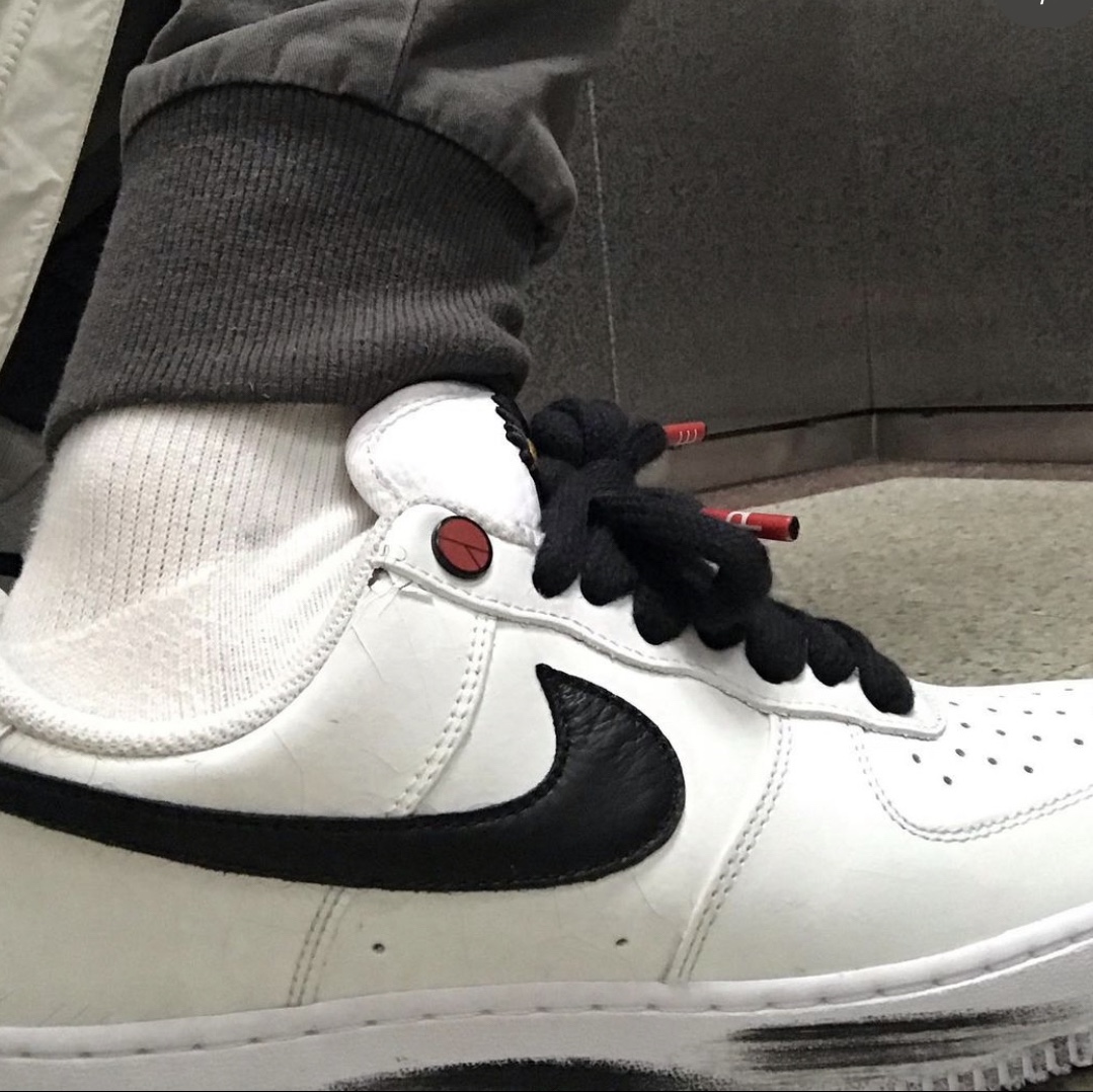 Nike x Peaceminusone Air Force 1 Low Para-Noise 2.0 착용 스타일