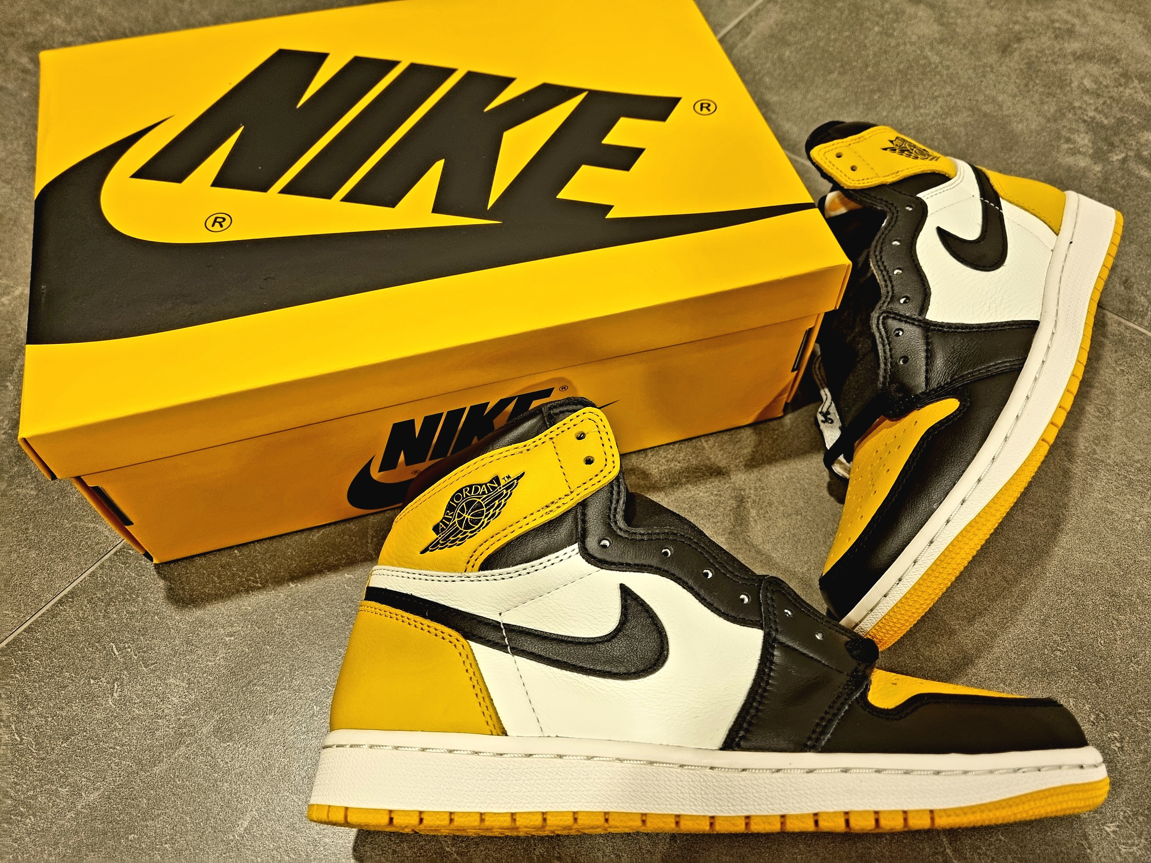 Jordan 1 Retro High OG Taxi 착용 스타일 - 4