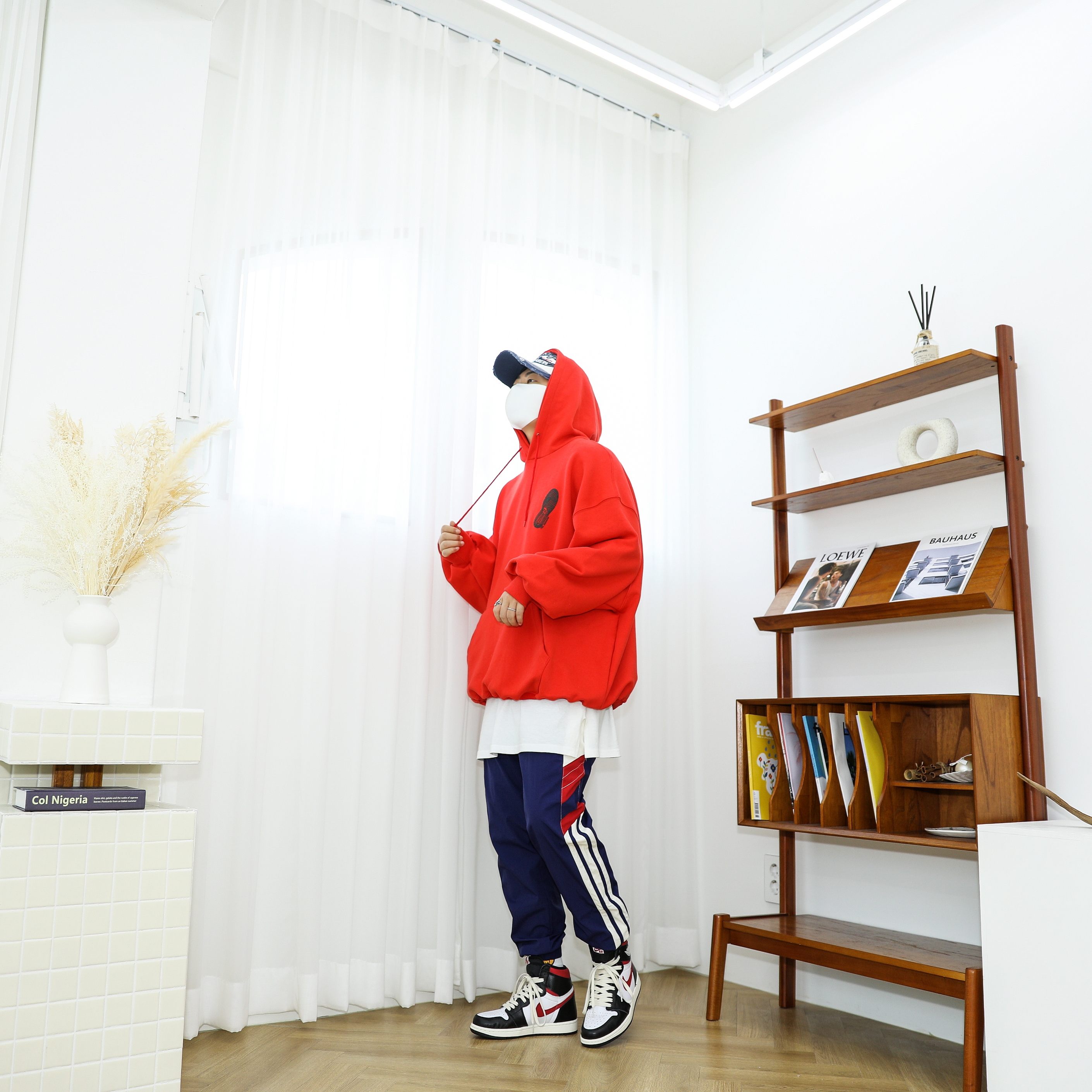 Jordan 1 Retro High OG Gym Red 착용 스타일 - 2