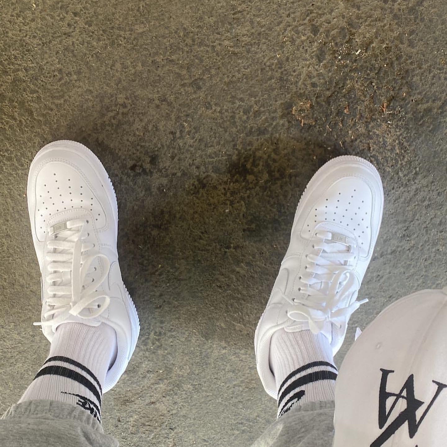 Nike Air Force 1 '07 Low White 착용 스타일