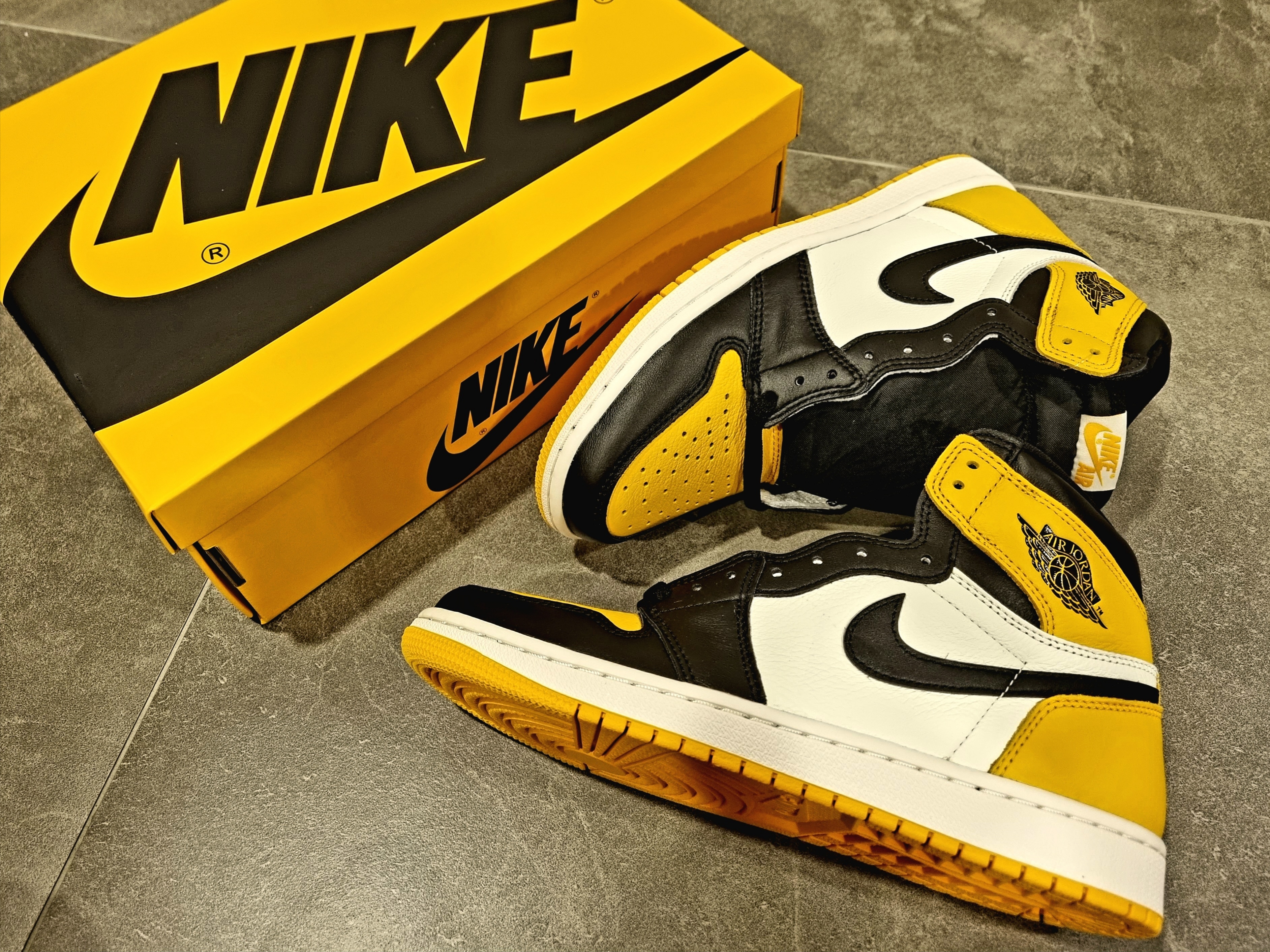 Jordan 1 Retro High OG Taxi 착용 스타일 - 3