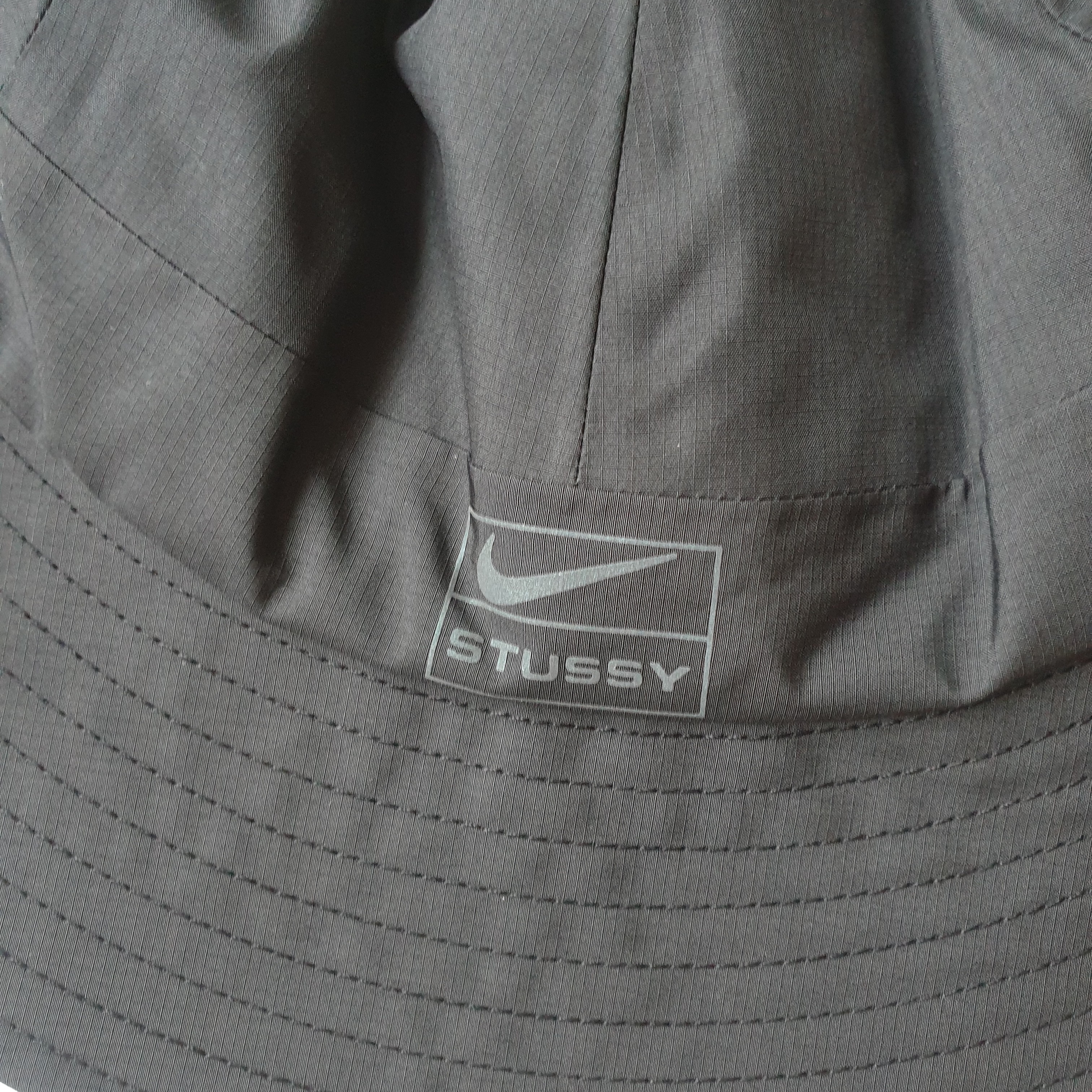Nike x Stussy NRG FL Storm-Fit Bucket Hat Black 착용 스타일 - 2