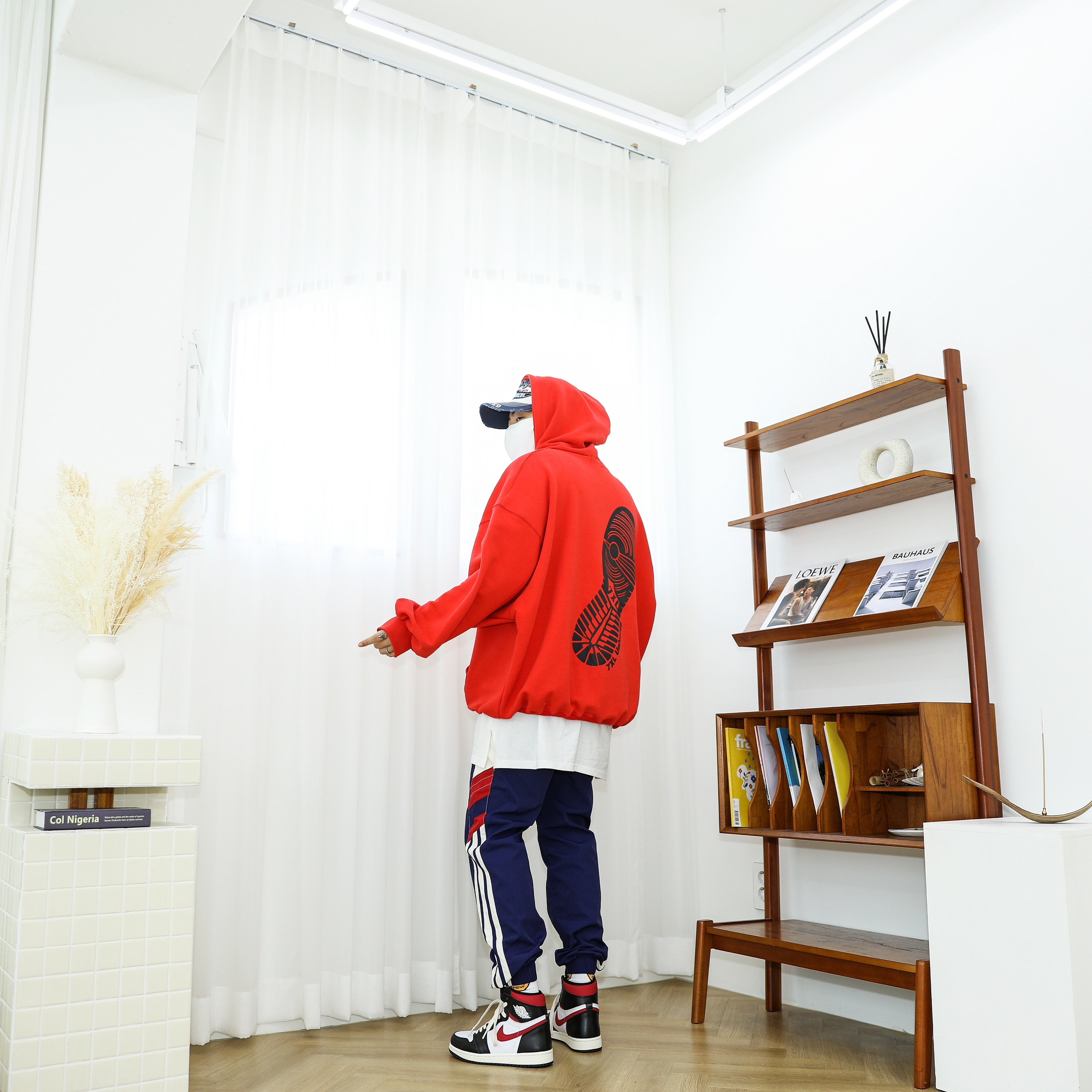 Jordan 1 Retro High OG Gym Red 착용 스타일 - 1