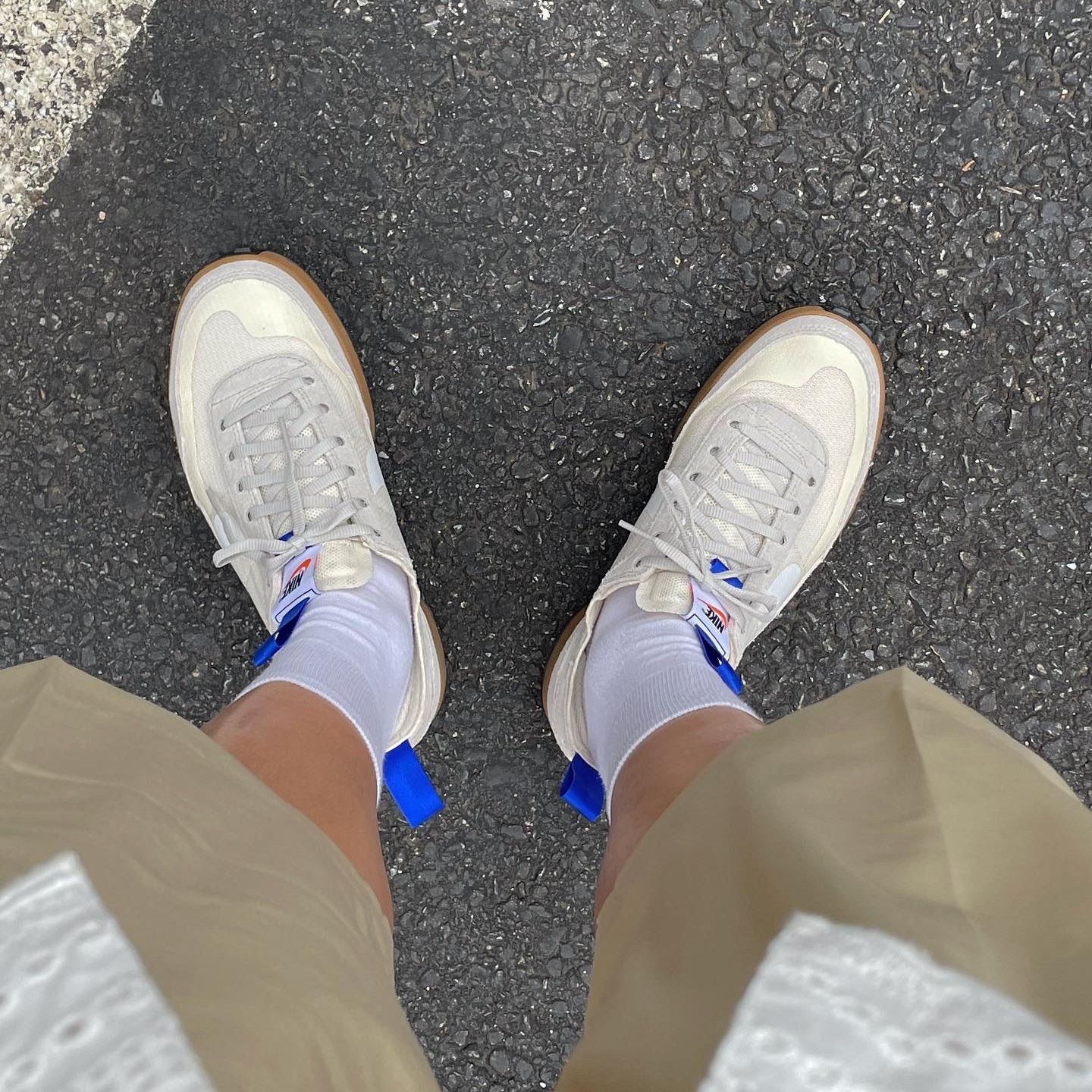 Nike x Tom Sachs General Purpose Shoe Light Cream 착용 스타일 - 2