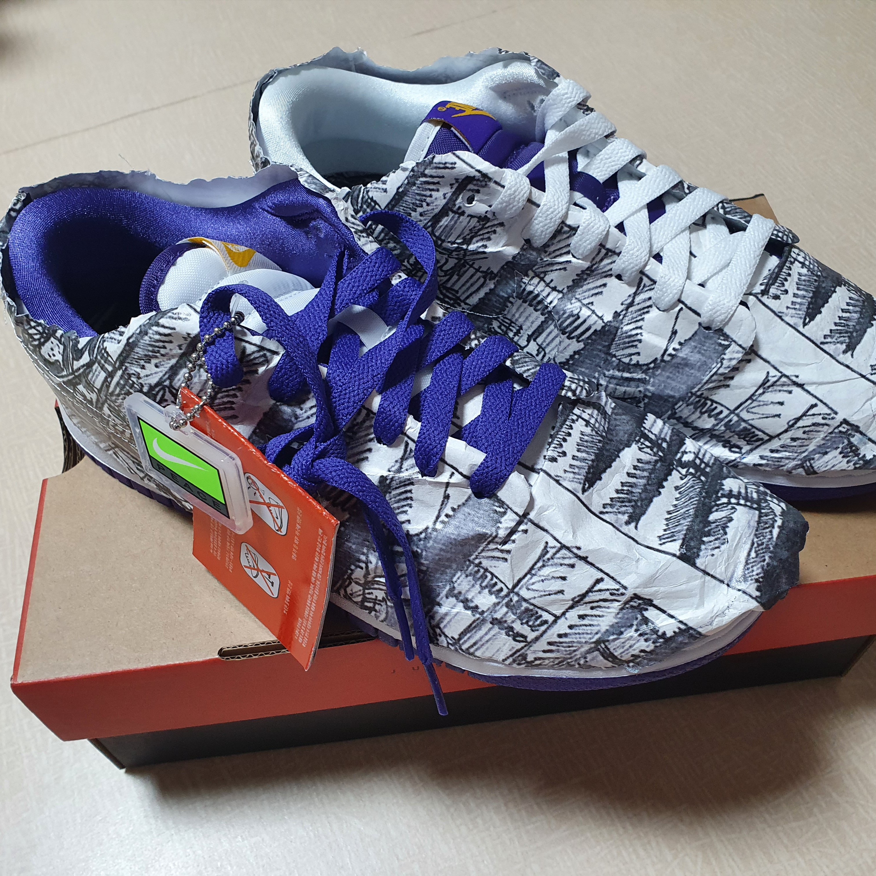 (W) Nike Dunk Low SE Flip 착용 스타일 - 1