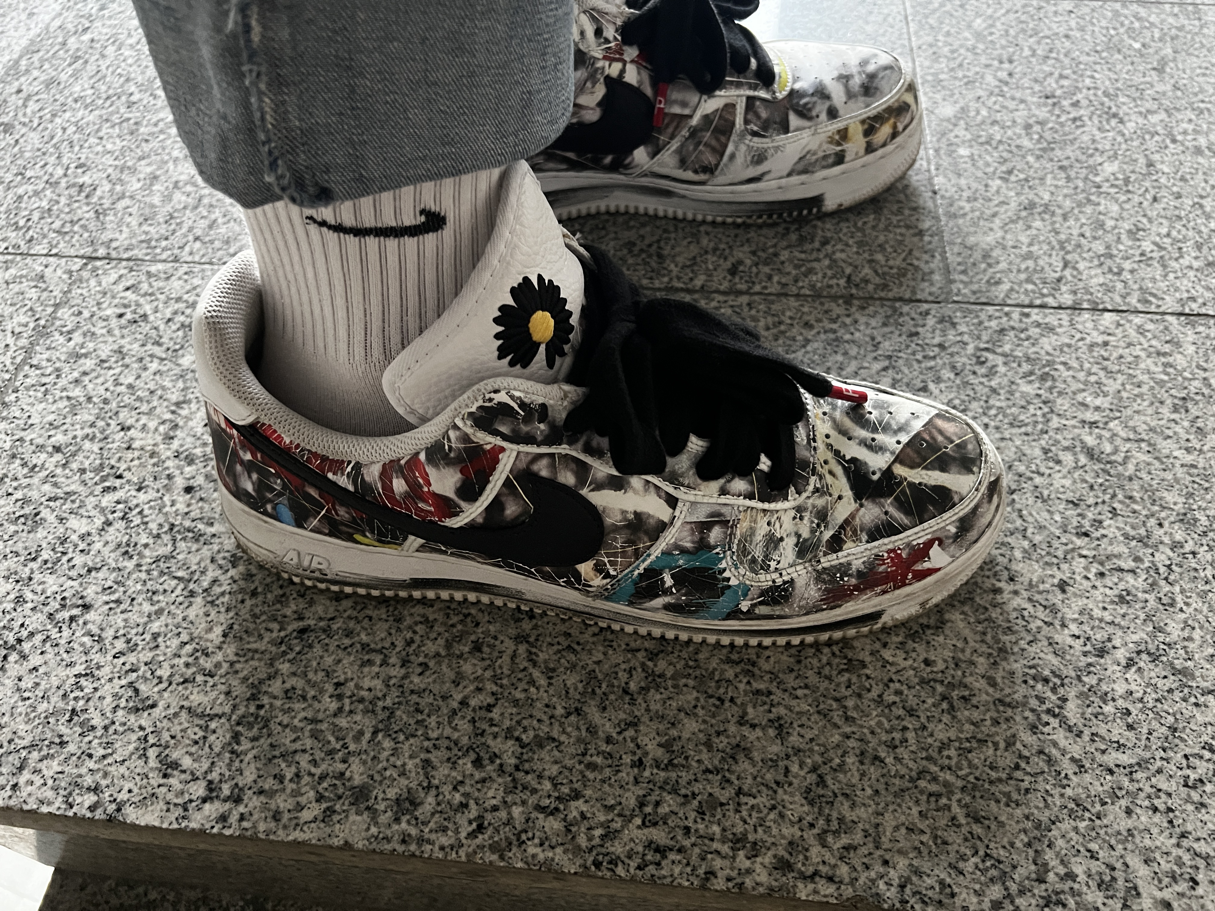 Nike x Peaceminusone Air Force 1 Low Para-Noise 2.0 착용 스타일