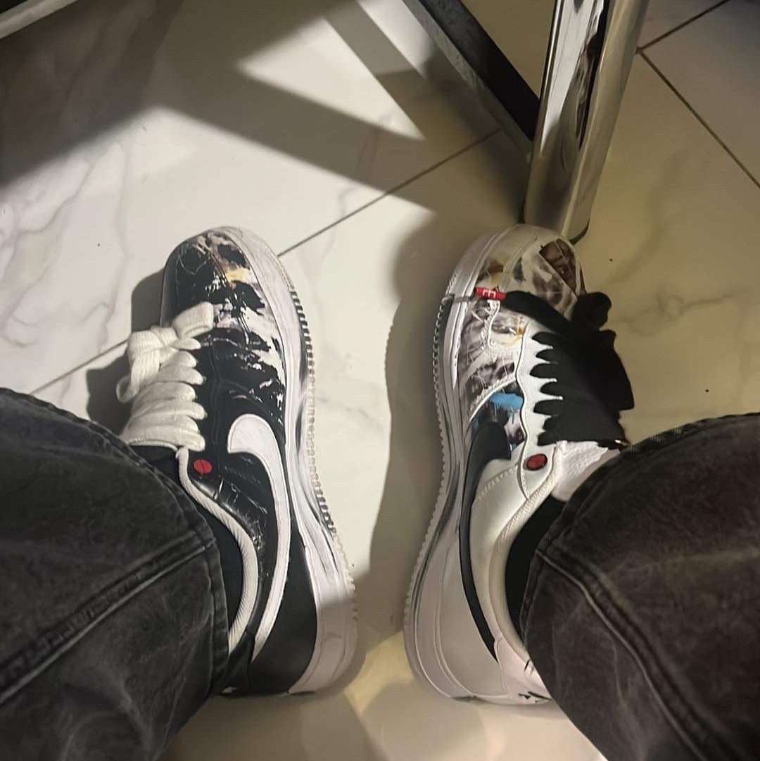 Nike x Peaceminusone Air Force 1 Low Para-Noise 2.0, Nike x Peaceminusone Air Force 1 Low Para-Noise 착용 스타일