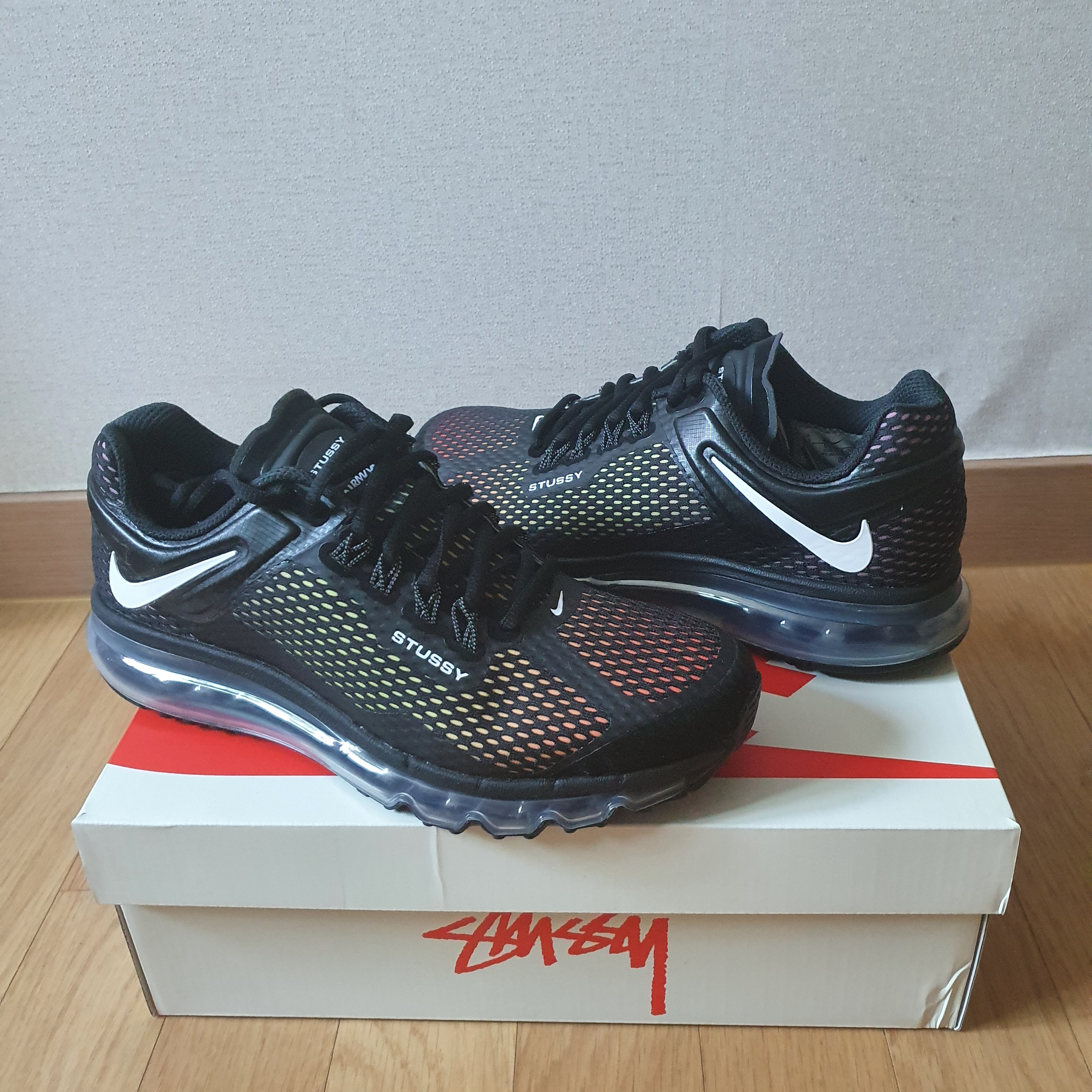 Nike x Stussy Air Max 2013 Black 착용 스타일 - 2