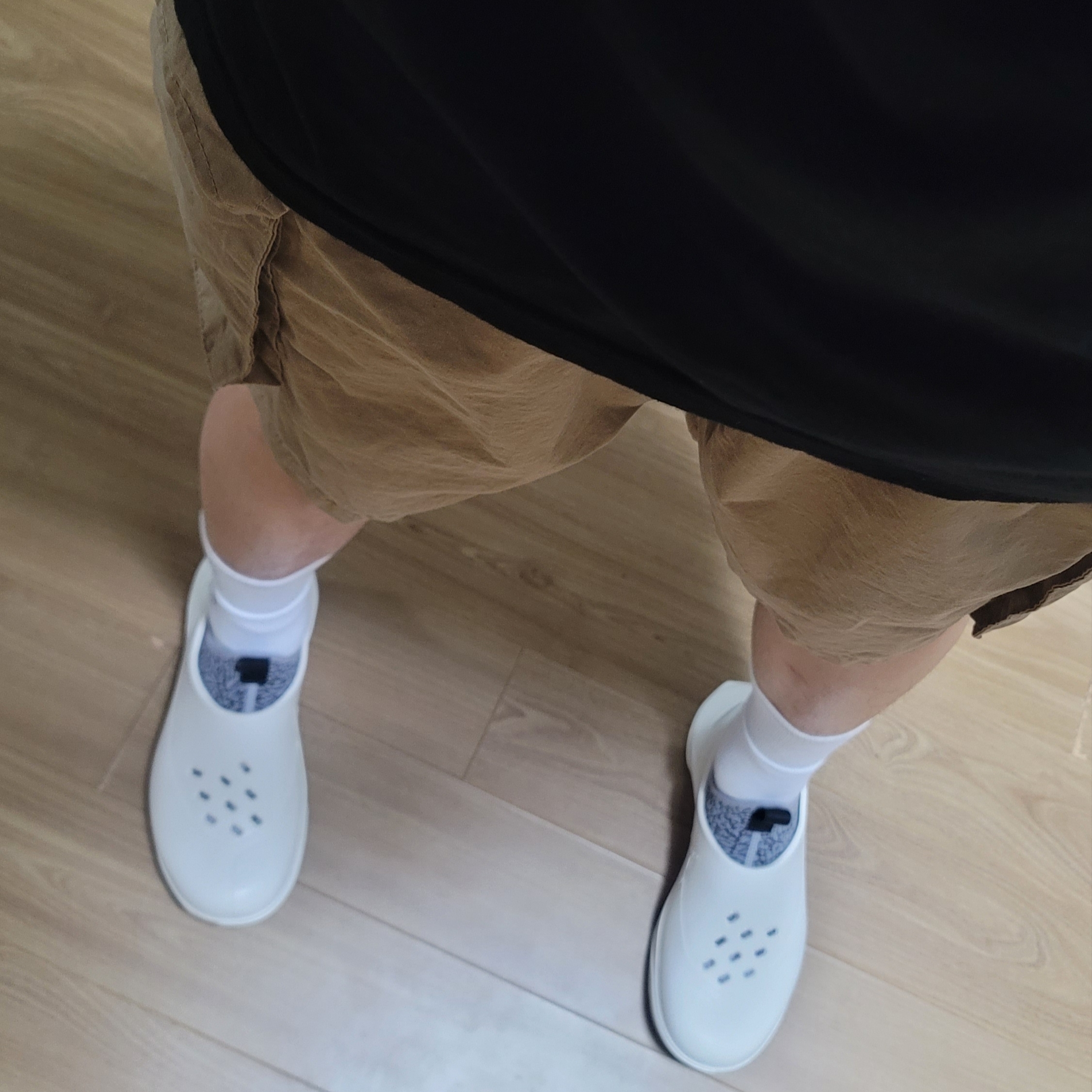 Nike x Matthew M Williams NRG Socks White, Jordan System .23 Sail and Cement Grey 착용 스타일 - 5