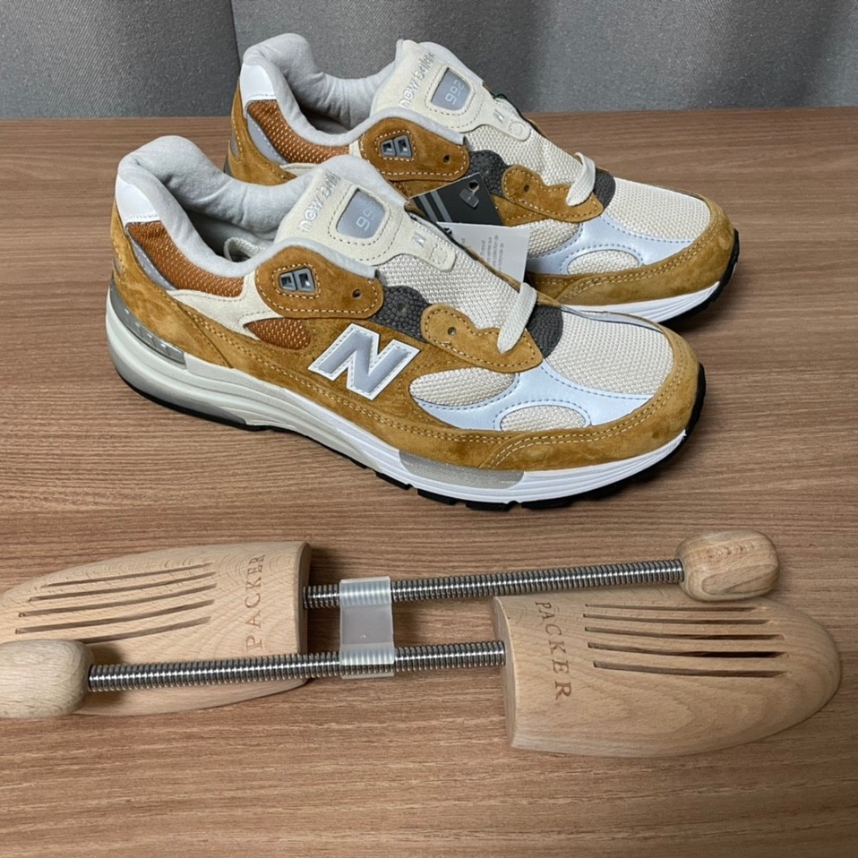 New Balance x Packer 992 Made in USA 착용 스타일 - 2