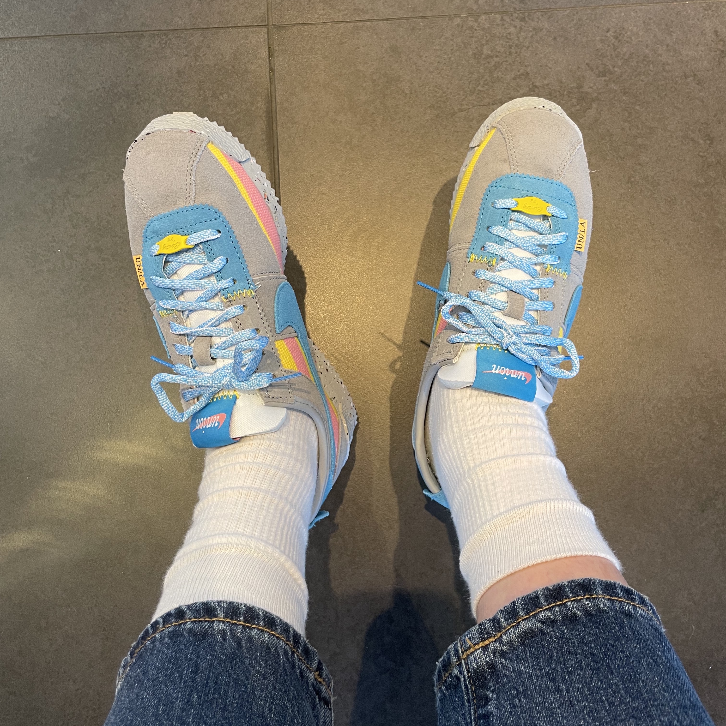 Nike x Union Cortez SP Light Smoke 착용 스타일